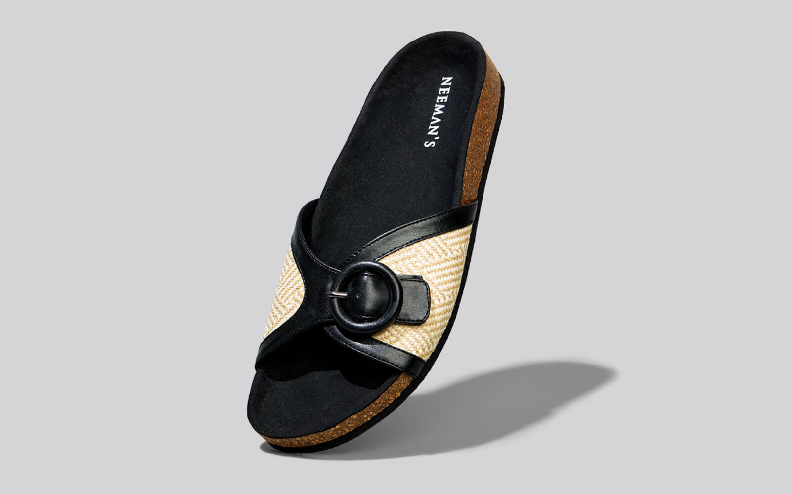 Neeman's Boheme Chic Slides : Black