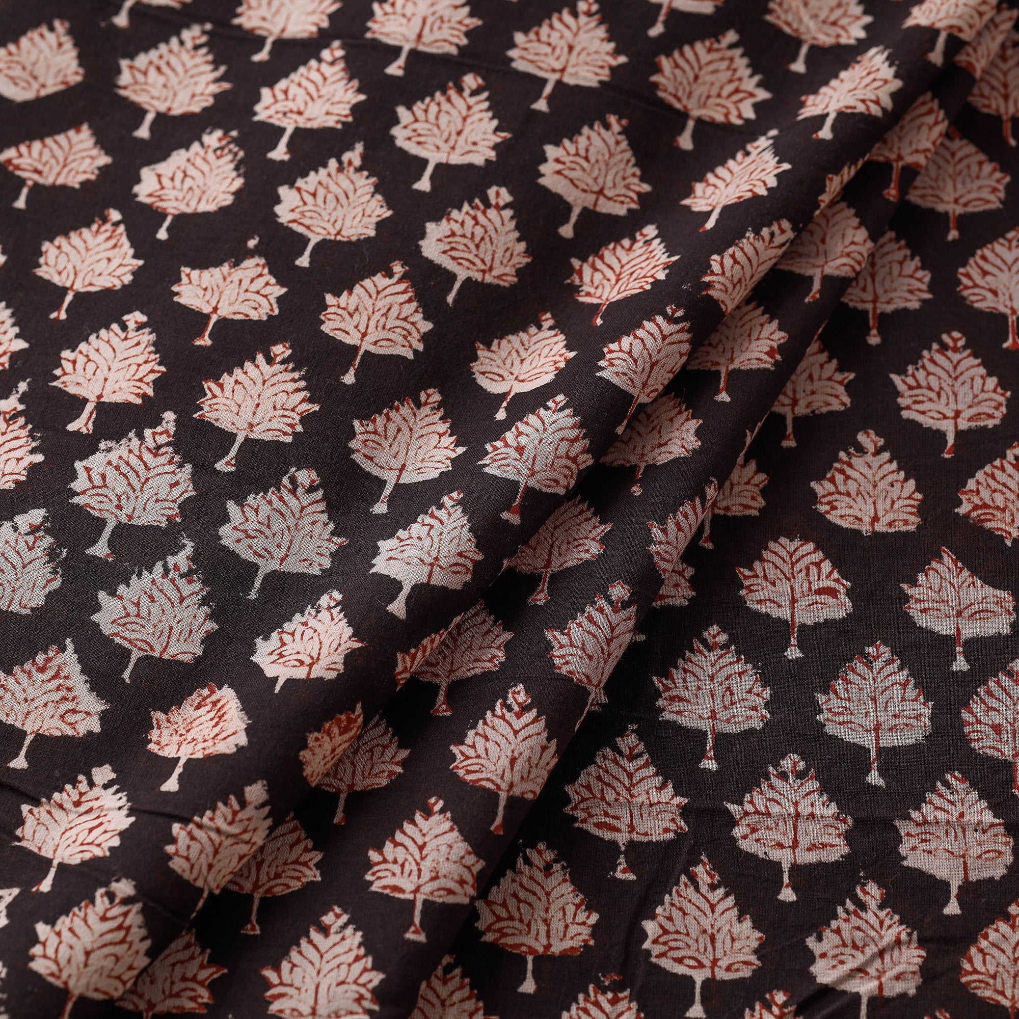 HAVELI CHRONICLES Black - Bagru Block Print Cotton Fabric 01 - view 2