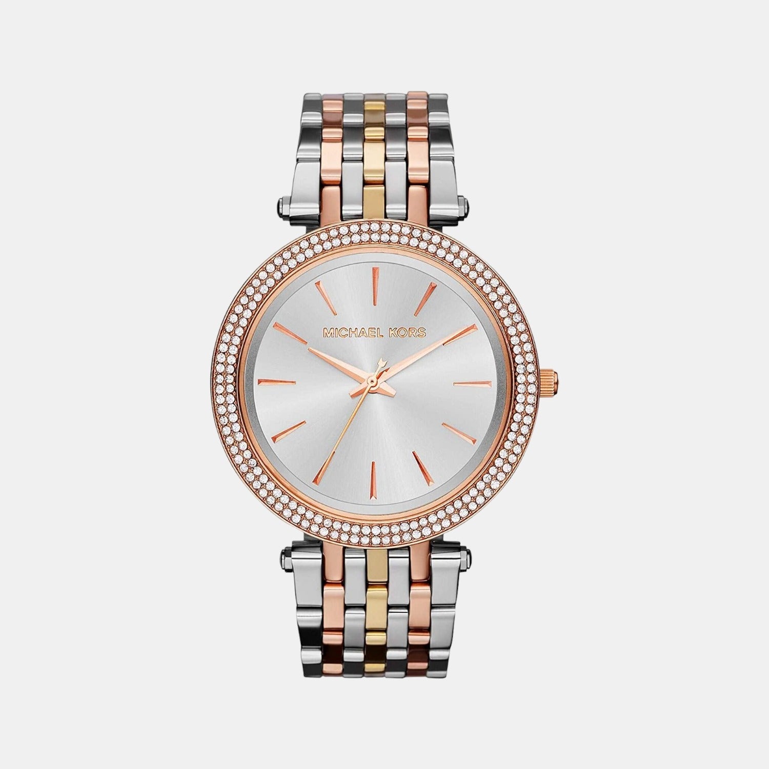 Michael Kors Darci Women Quartz Silver Dial Analog Stainless Steel Watch MK3203