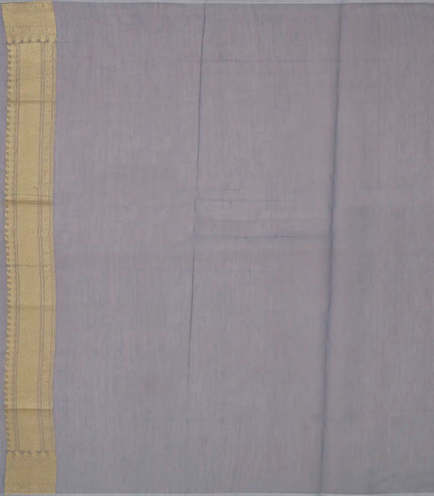 RmKV Grey Blended Banarasi Cotton Saree With Mango Motifs-Grey - view 4