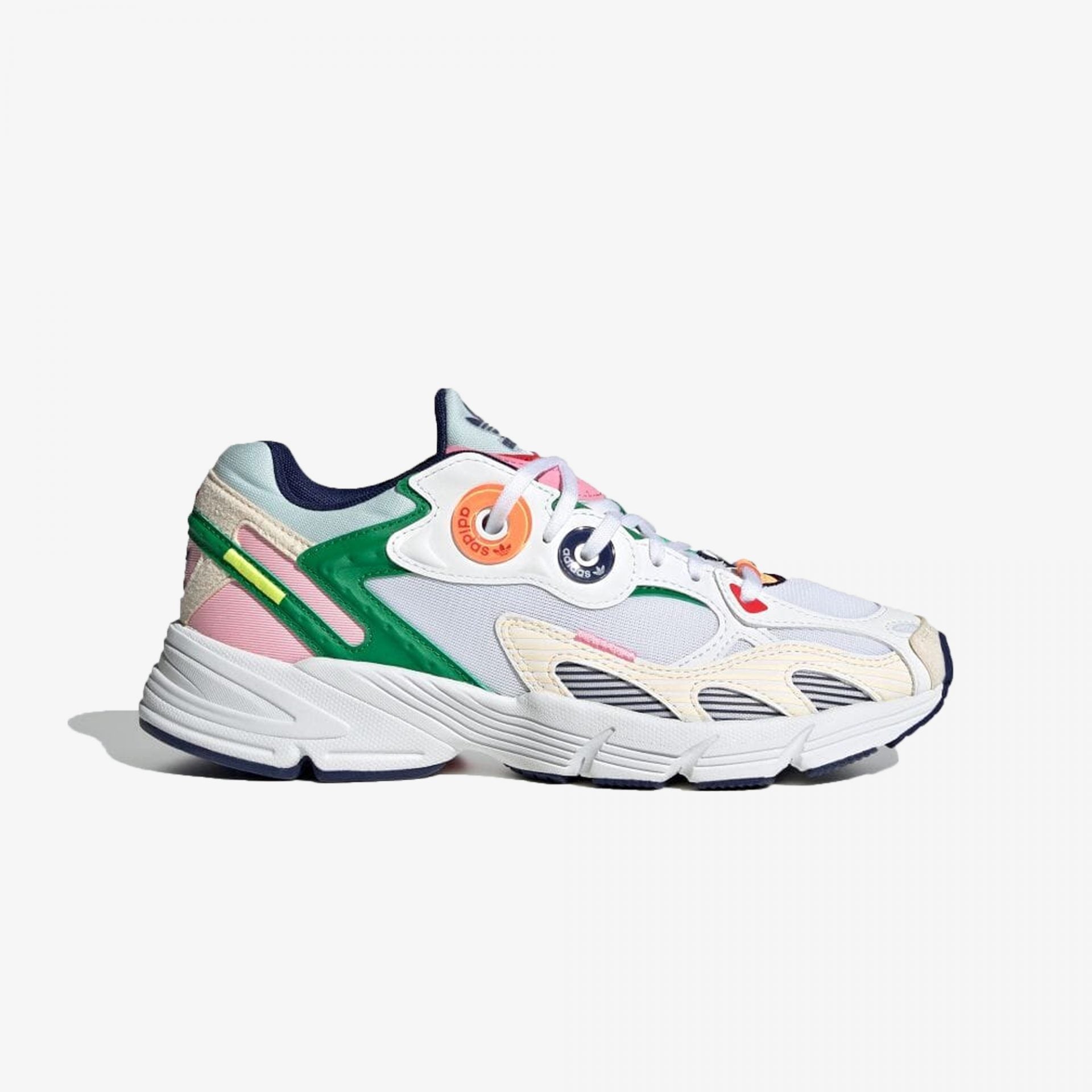 Adidas Originals | ASTIR { WHITE/GREEN/BLISS ORANGE - view 4