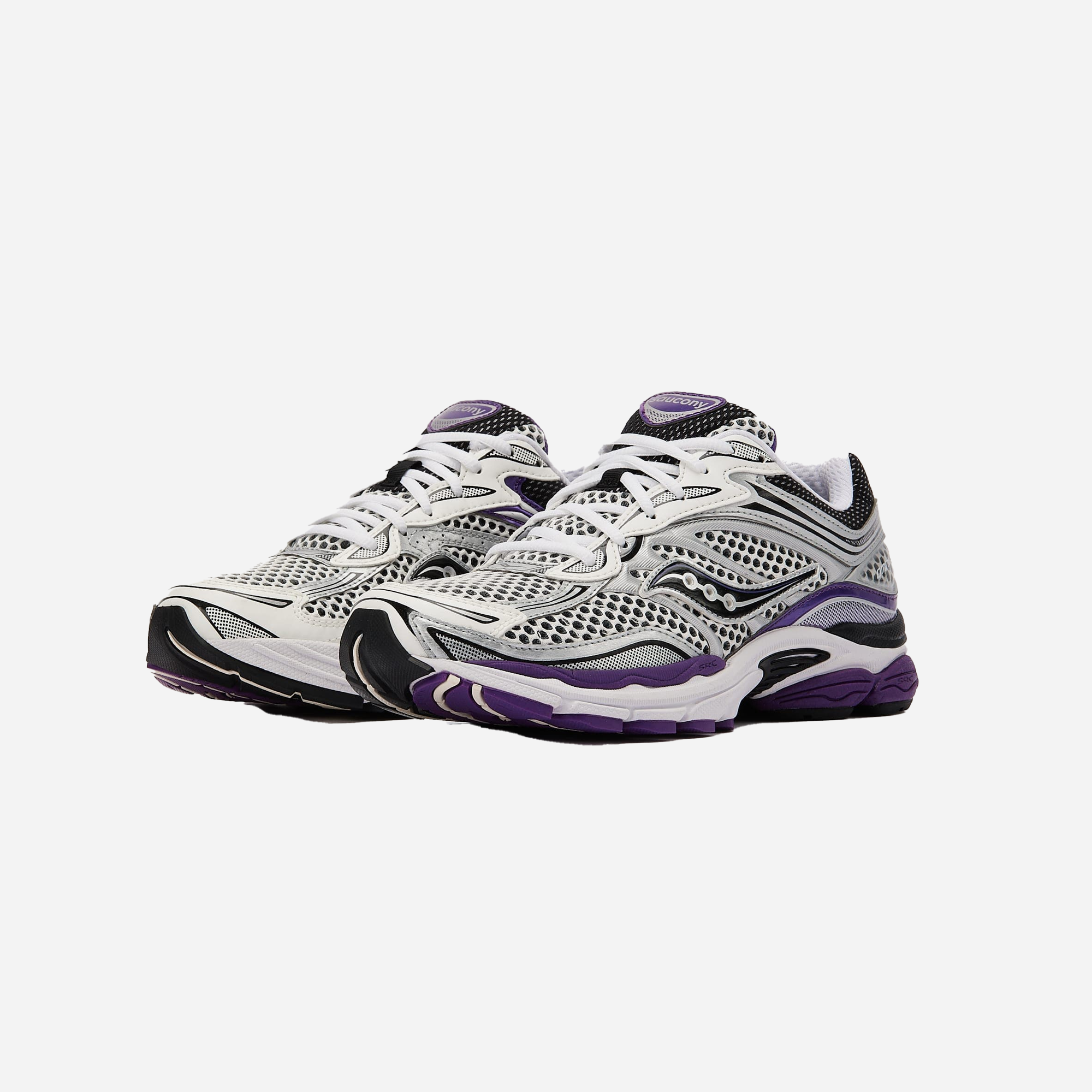 Saucony ProGrid Omni 9 White Black Silver Purple - view 2