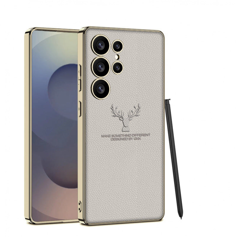 Million Cases Regal Stag Deer Electroplated Leather Case - Samsung - view 3