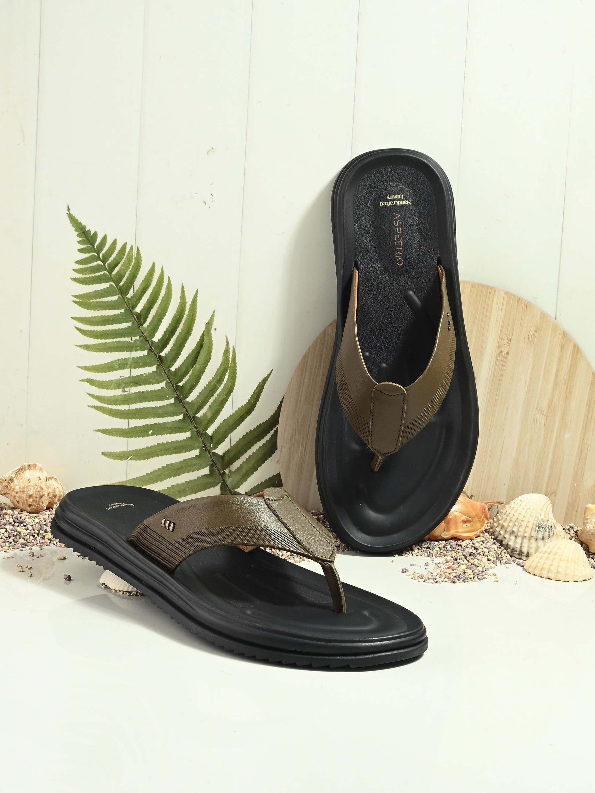 Egoss Shoes Comet Leather Slippers by Aspeerio - view 17