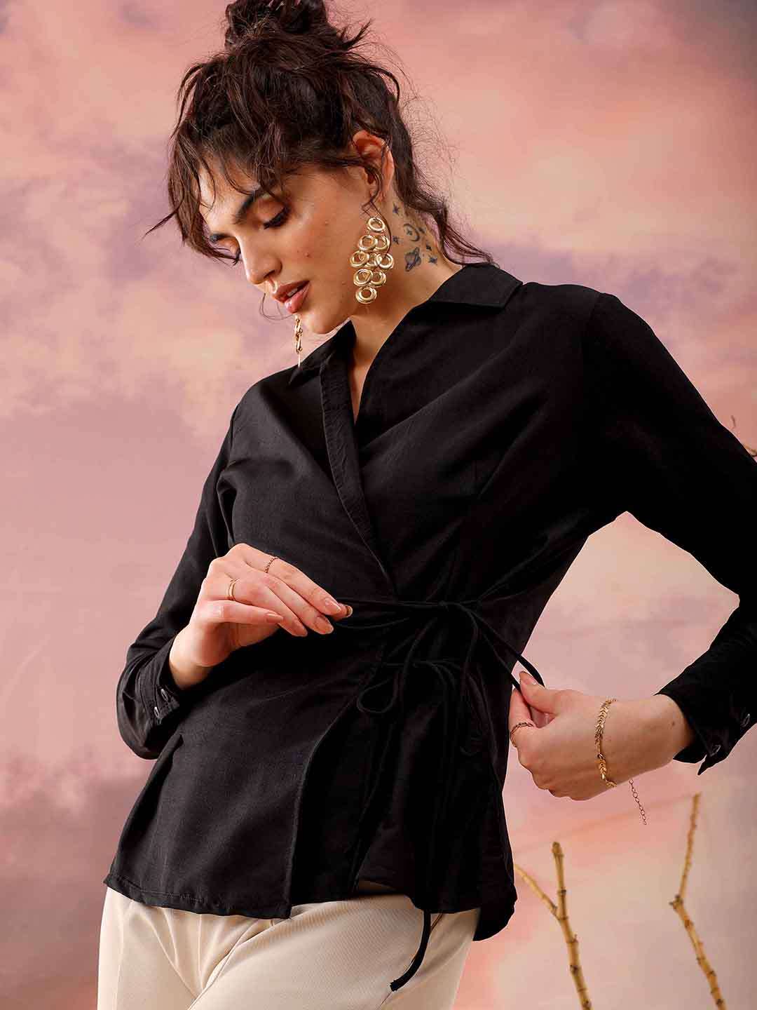 Freehand by The Indian Garage Co Women Solid Top - view 8