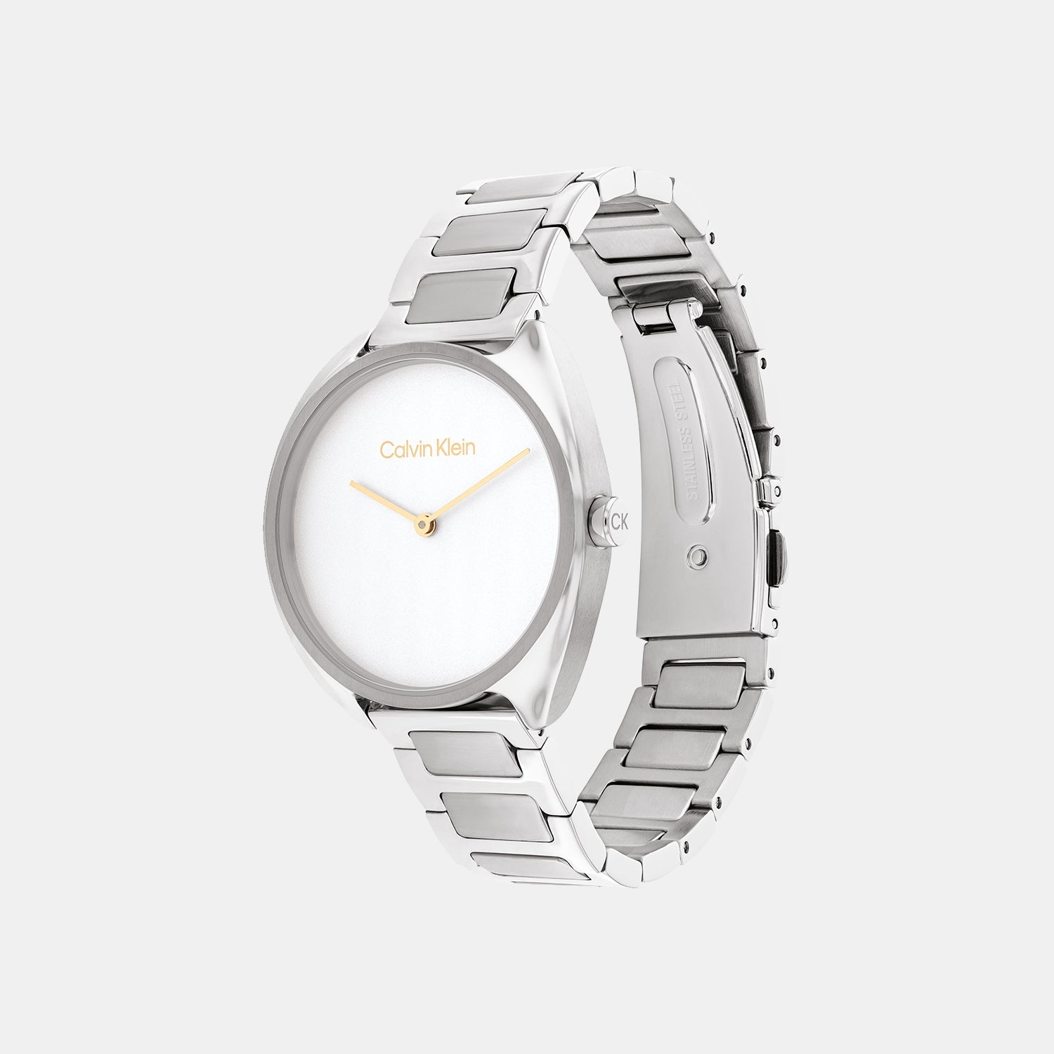 Calvin Klein Ck Adorn Women Quartz White Dial Analog Stainless Steel Watch 25200275 - view 2