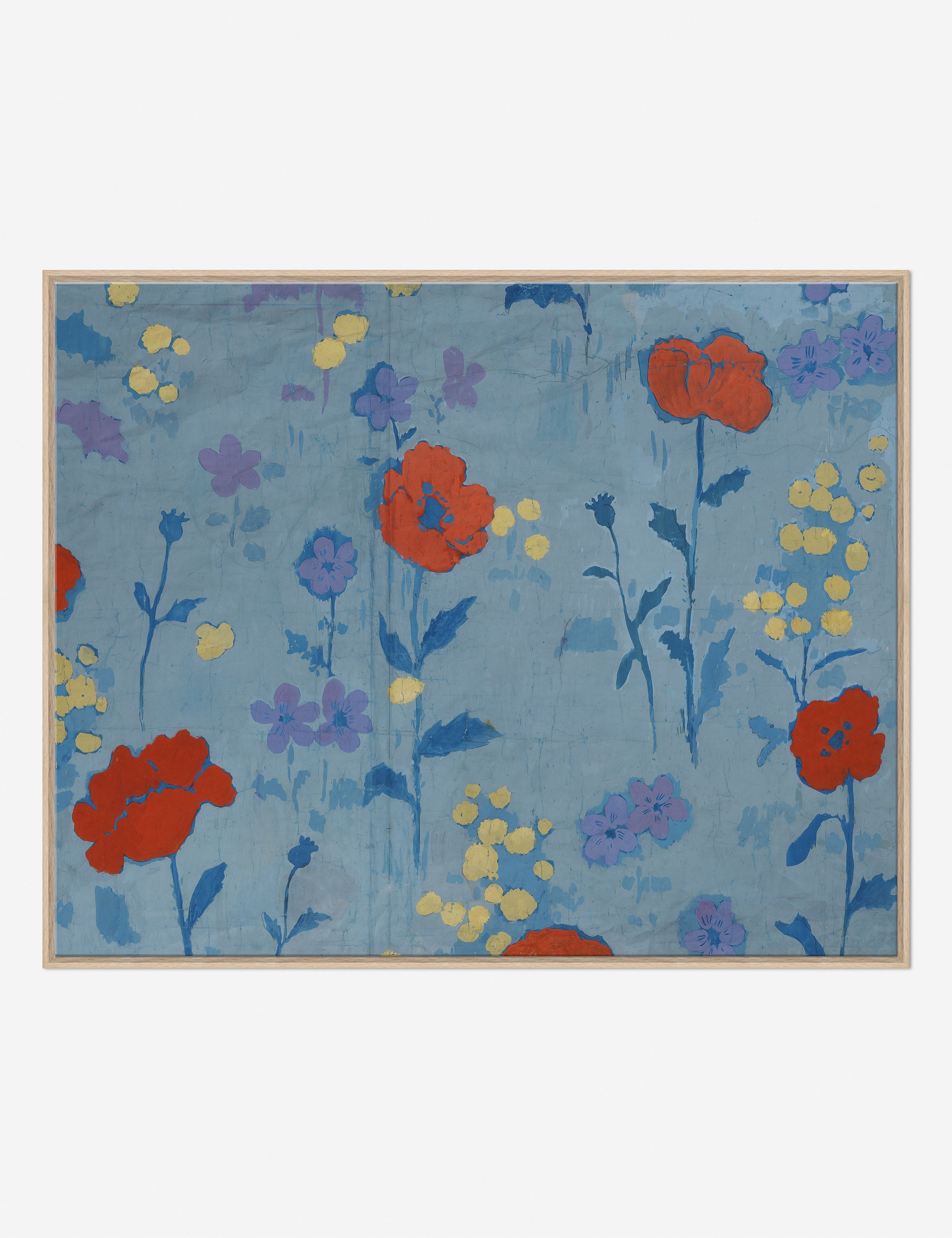 Lulu and Georgia Poppies Print by Paule Marrot