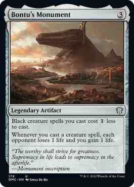 Monument 179 dominaria – Magic Bontu's Monument [179] [Dominaria United: Commander] [Non-Foil]
