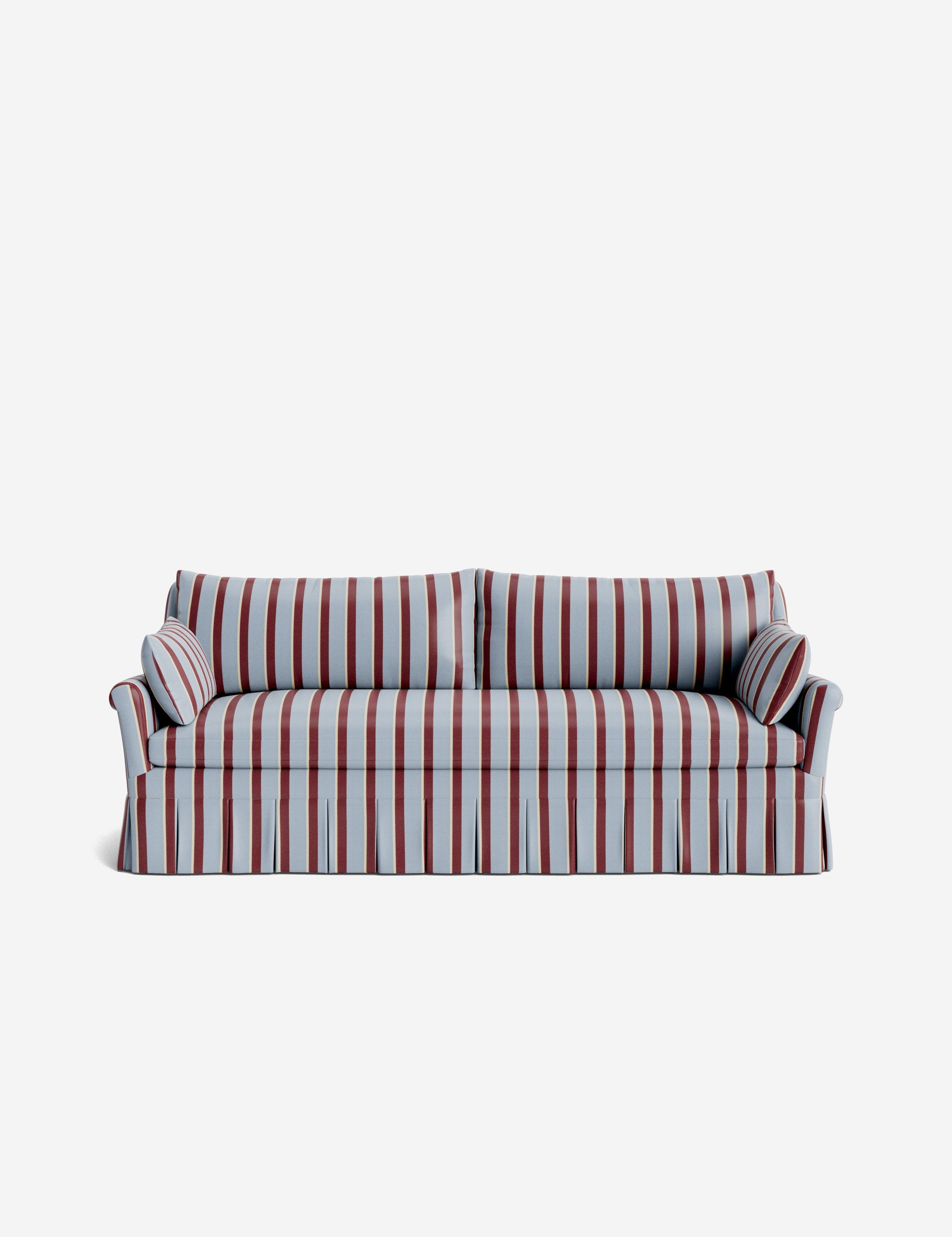 Lulu and Georgia Portola Rolled Arm Pleated Sofa - view 155