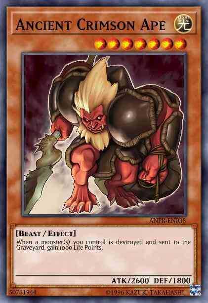 Yu-Gi-Oh! Ancient Crimson Ape - ANPR-EN038 - Common - 1st Edition