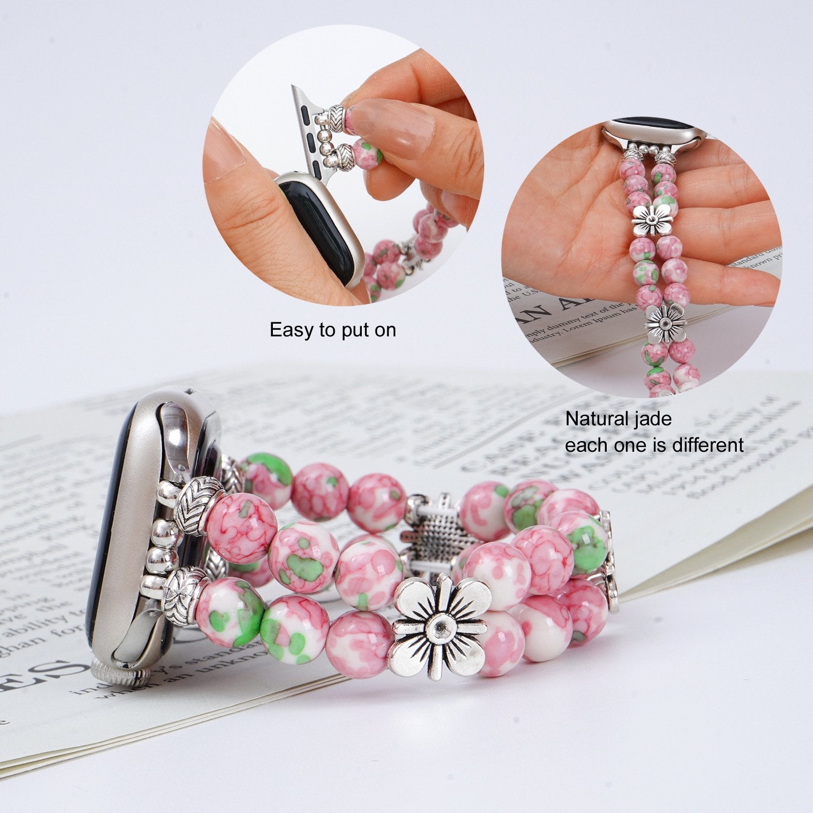 Peeperly Artisanal Beaded Harmony Bracelet for Apple Watch - view 5