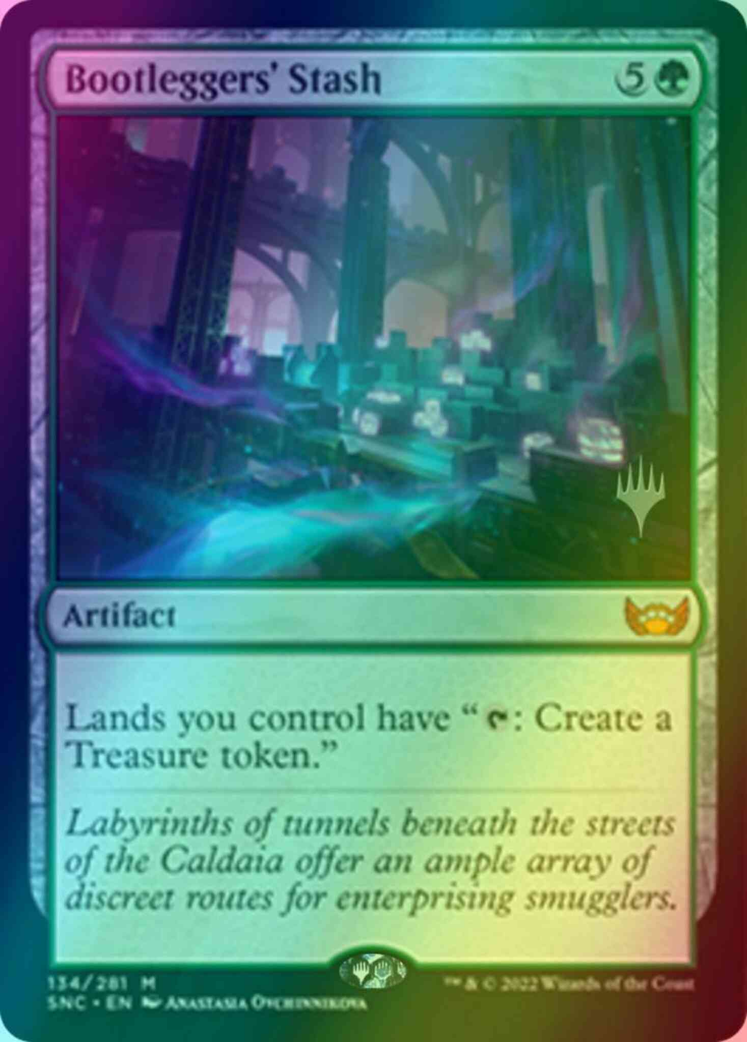 Stash promo pack – Magic Bootleggers' Stash [Promo Pack] [134p] [Streets of New Capenna: Promos] [Foil]