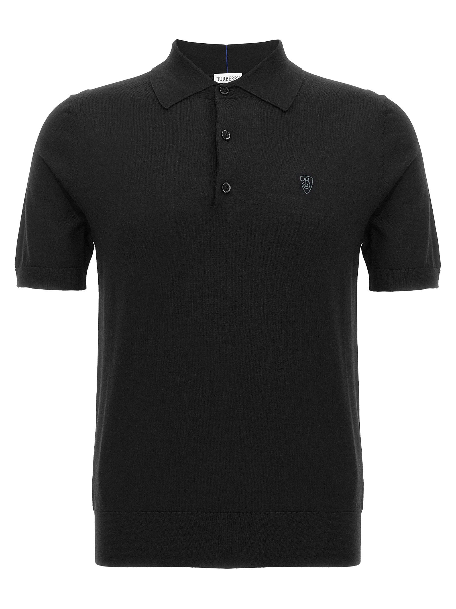Burberry Wool Polo Shirt – 100% wool