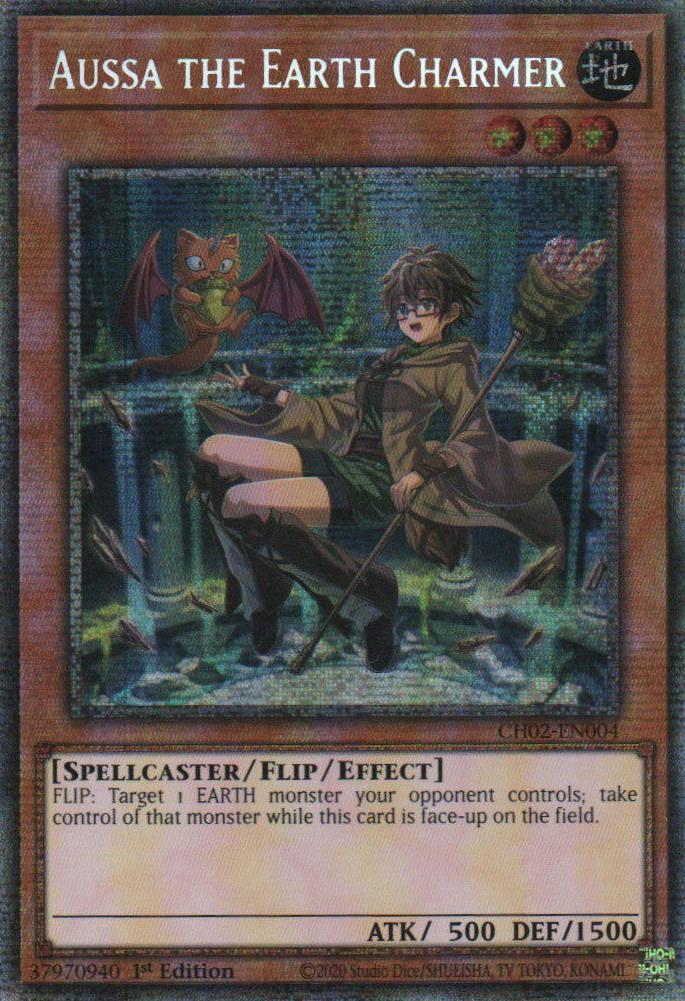Yu-Gi-Oh! Aussa the Earth Charmer - CH02-EN004 - Starlight Rare - 1st Edition