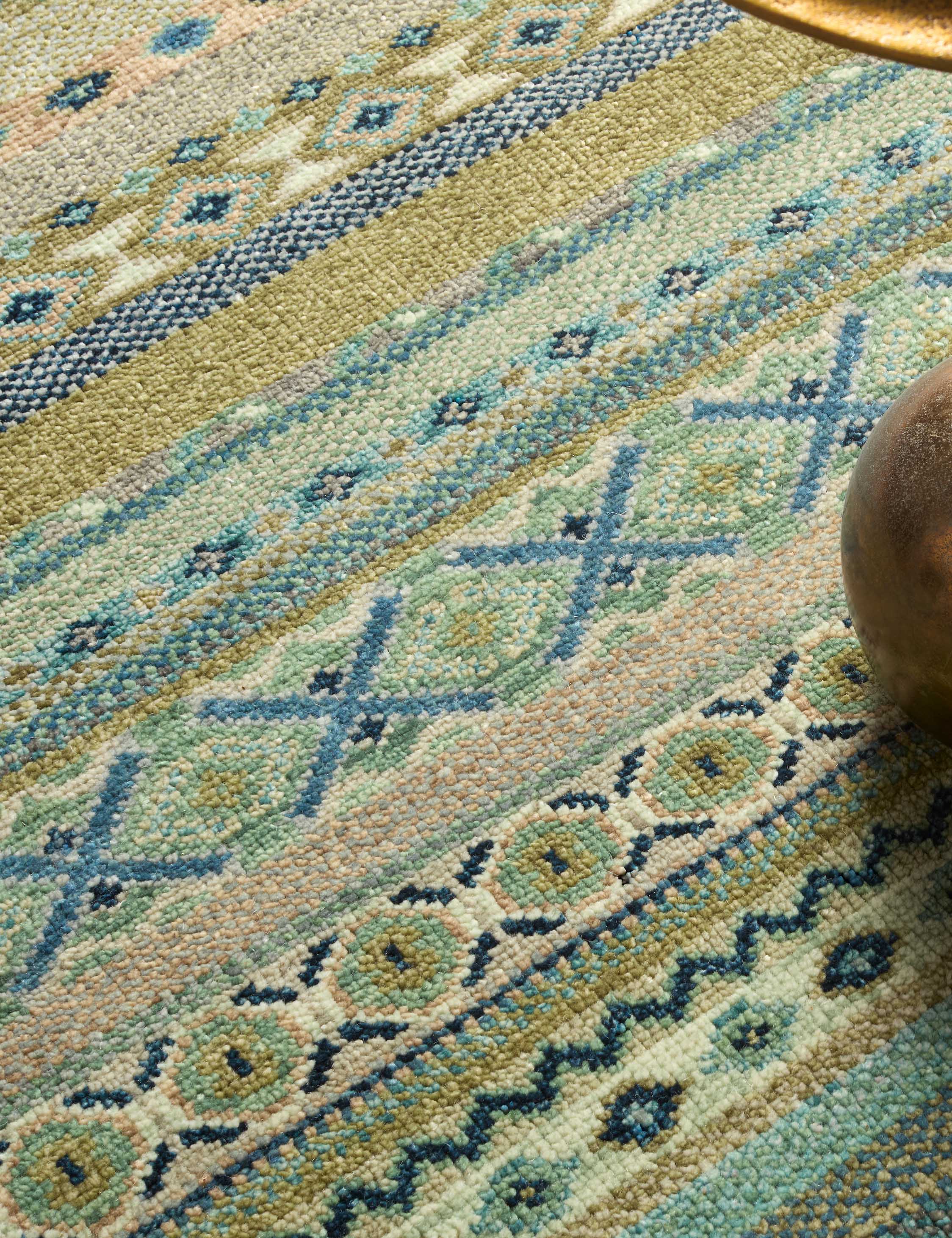 Lulu and Georgia Sufyan Hand-Knotted Wool Rug - view 5