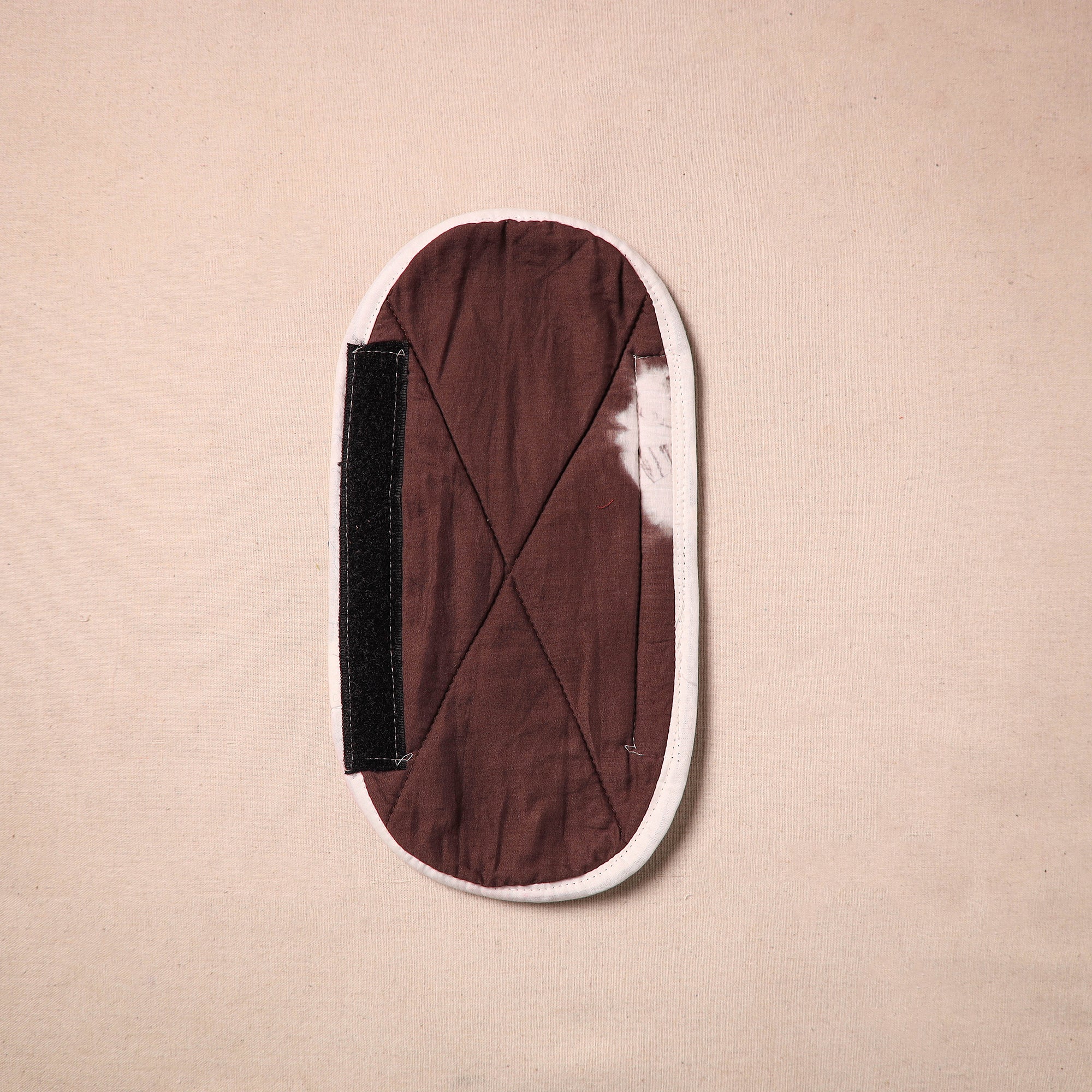 JALPARI Brown - Handmade Cotton Fridge Handle Cover 09 - view 2