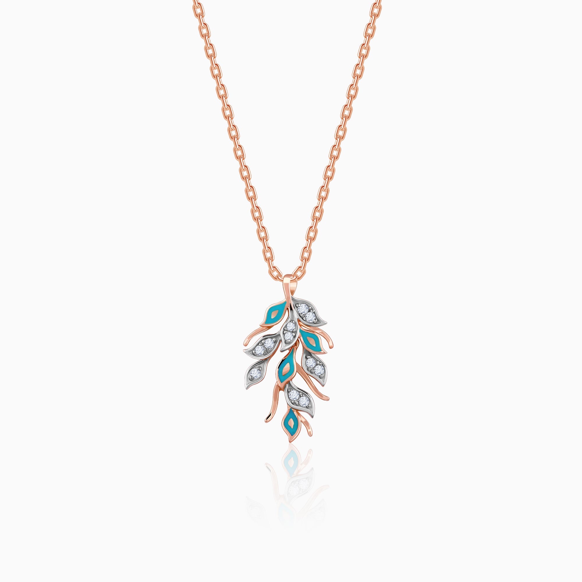GIVA Jewellery Gold Niraja Diamond Pendant