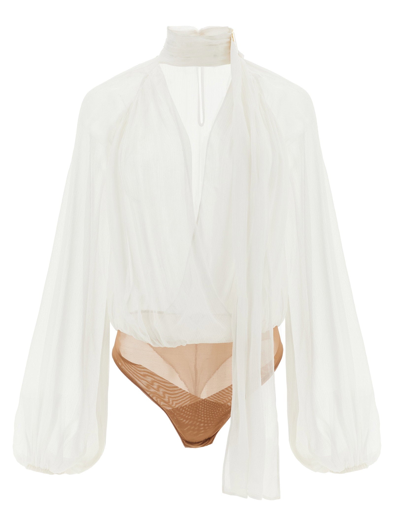 Elisabetta Franchi Body Crêponne – 100% viscose