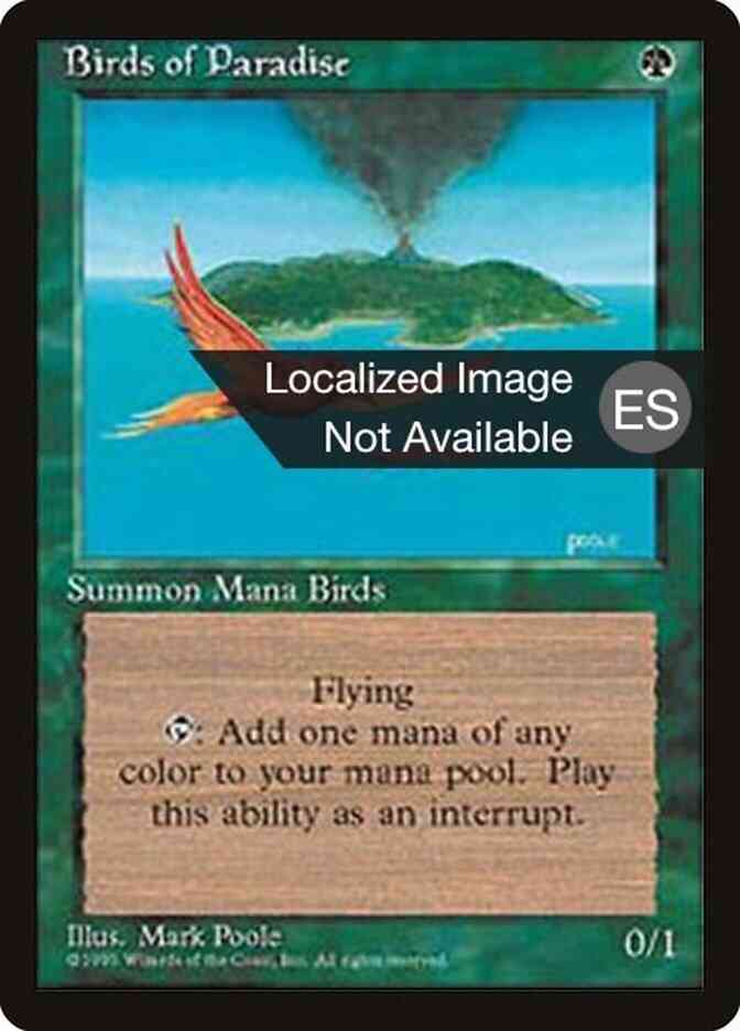 Magic Birds of Paradise - Chinese [234] [Fourth Edition Black Border: Chinese] [Non-Foil]