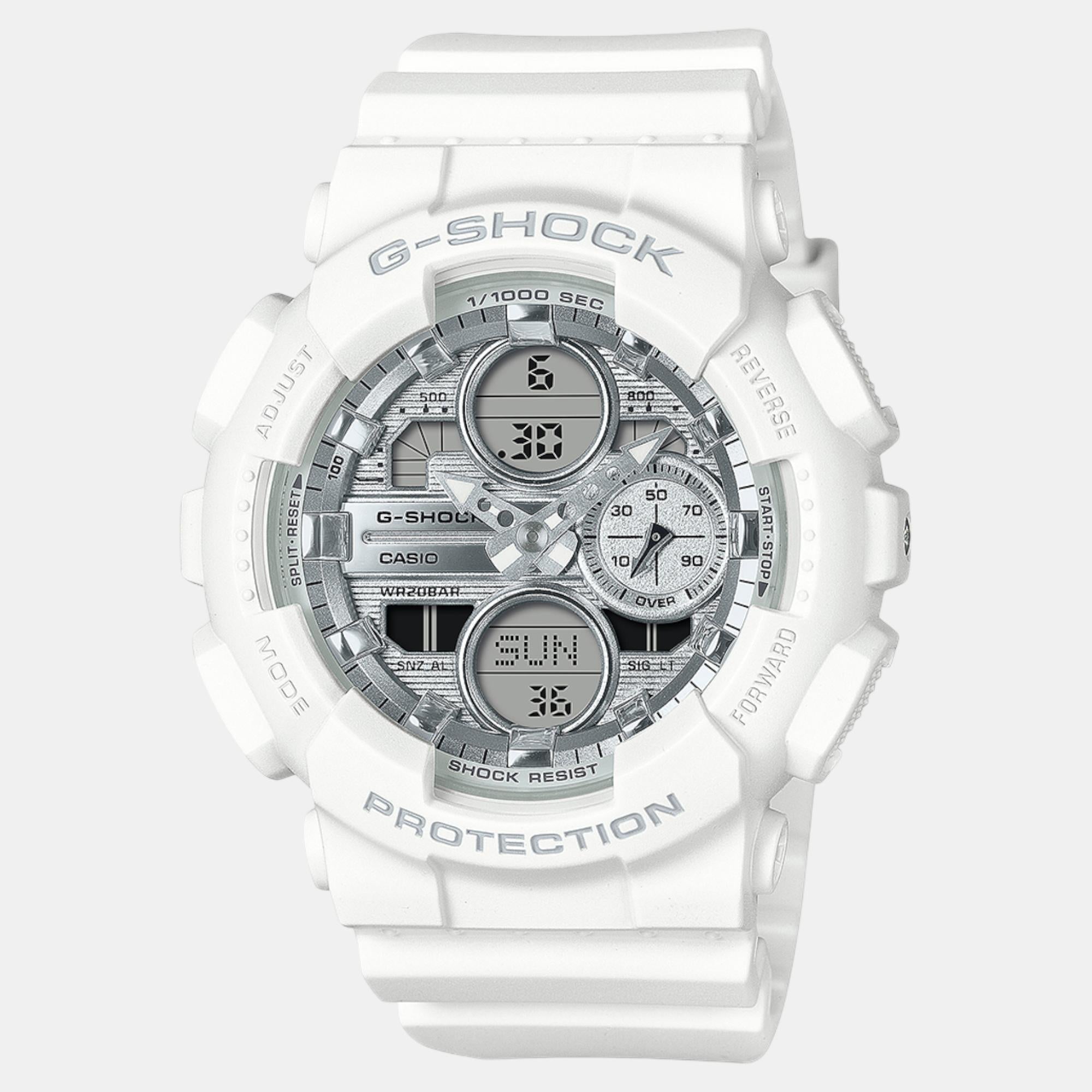 Casio G-Shock Women Quartz White Dial Analog-Digital Resin Watch G1562