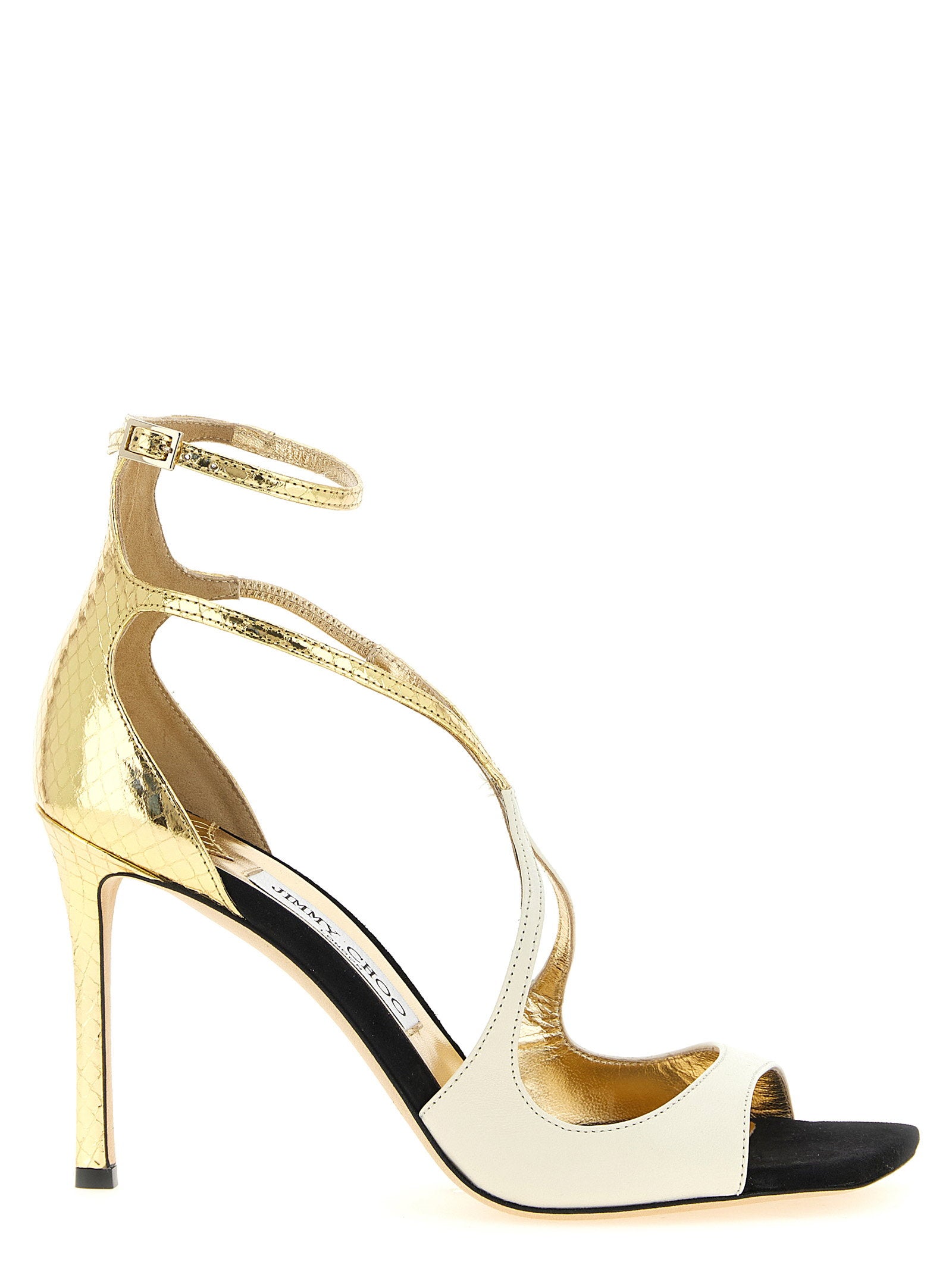 Jimmy Choo Azia Sandals – 85% lh 5% me 5% sa 5% pl