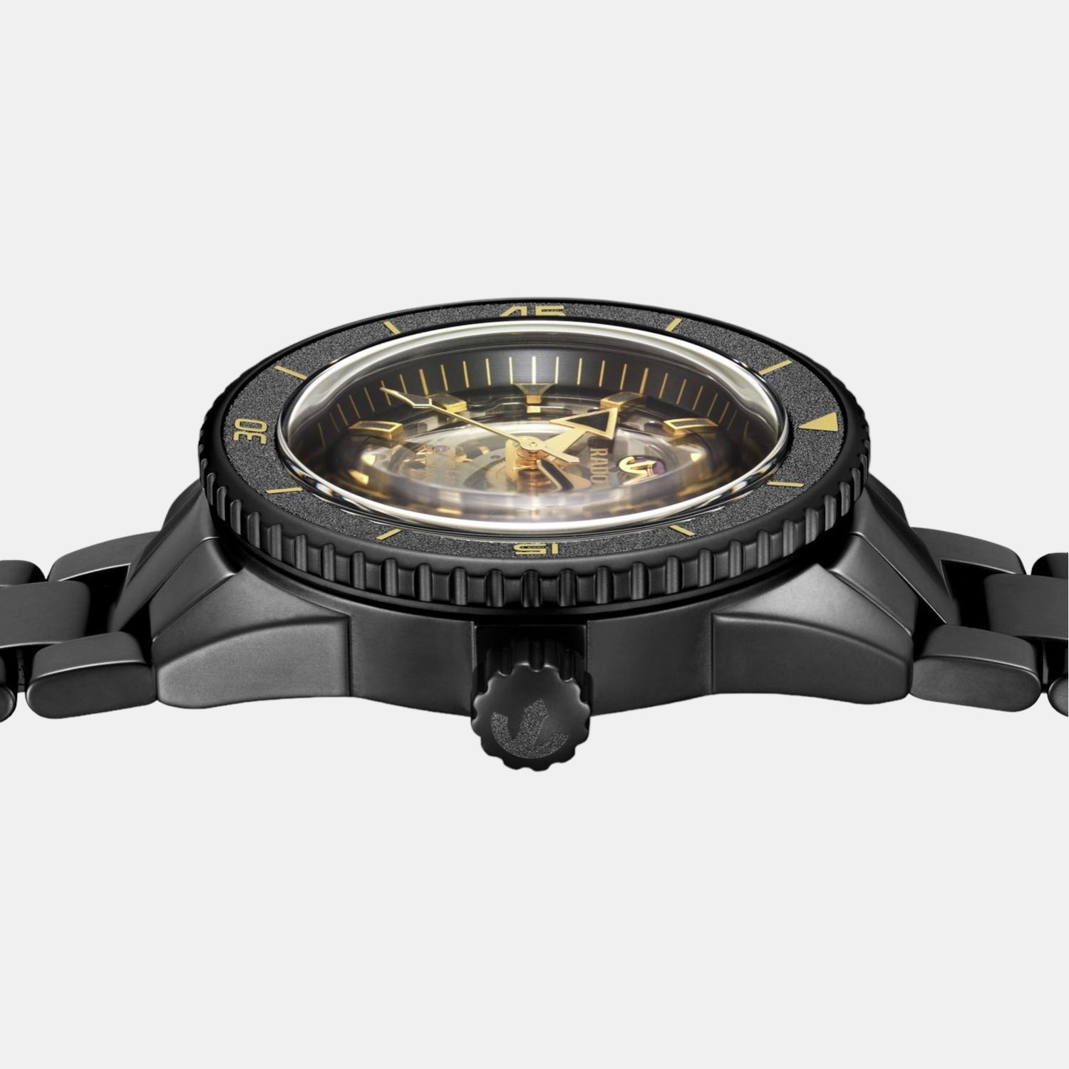 Rado Captain Cook Men Automatic Black Dial Analog Ceramic Watch R32147162 - view 3