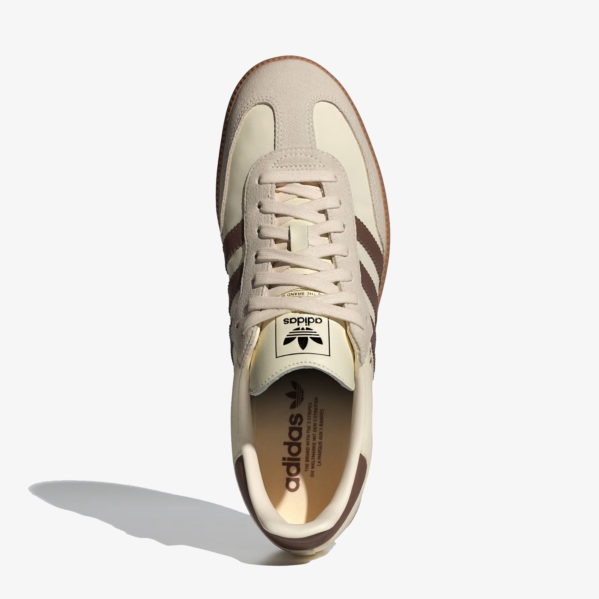 Adidas Originals | Samba Og Shoes { Cream White / Preloved Brown / Wonder White - view 2