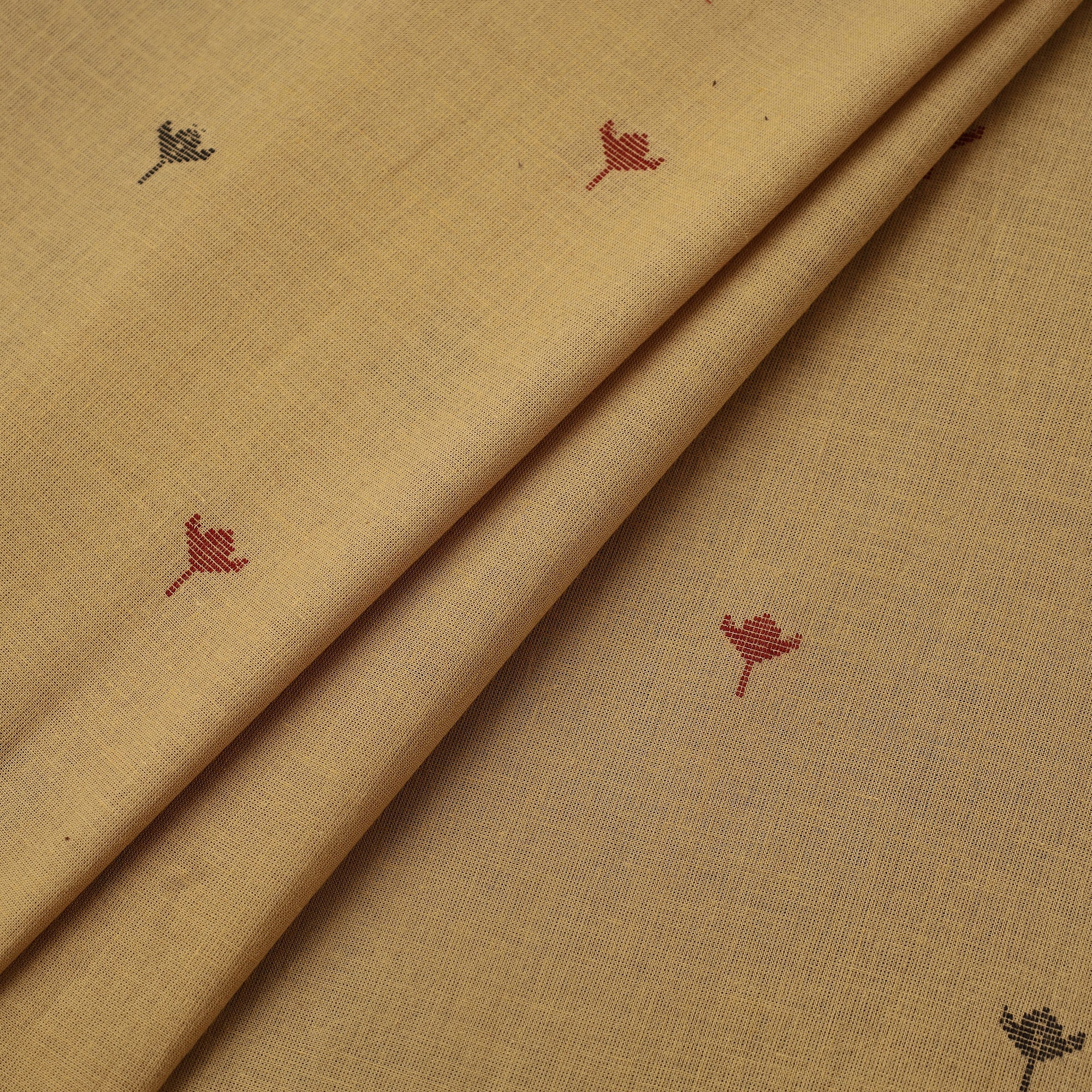 ITOKRI CRAFTS INITIATIVE Beige - Prewashed Cotton Jacquard Fabric 02 - view 2