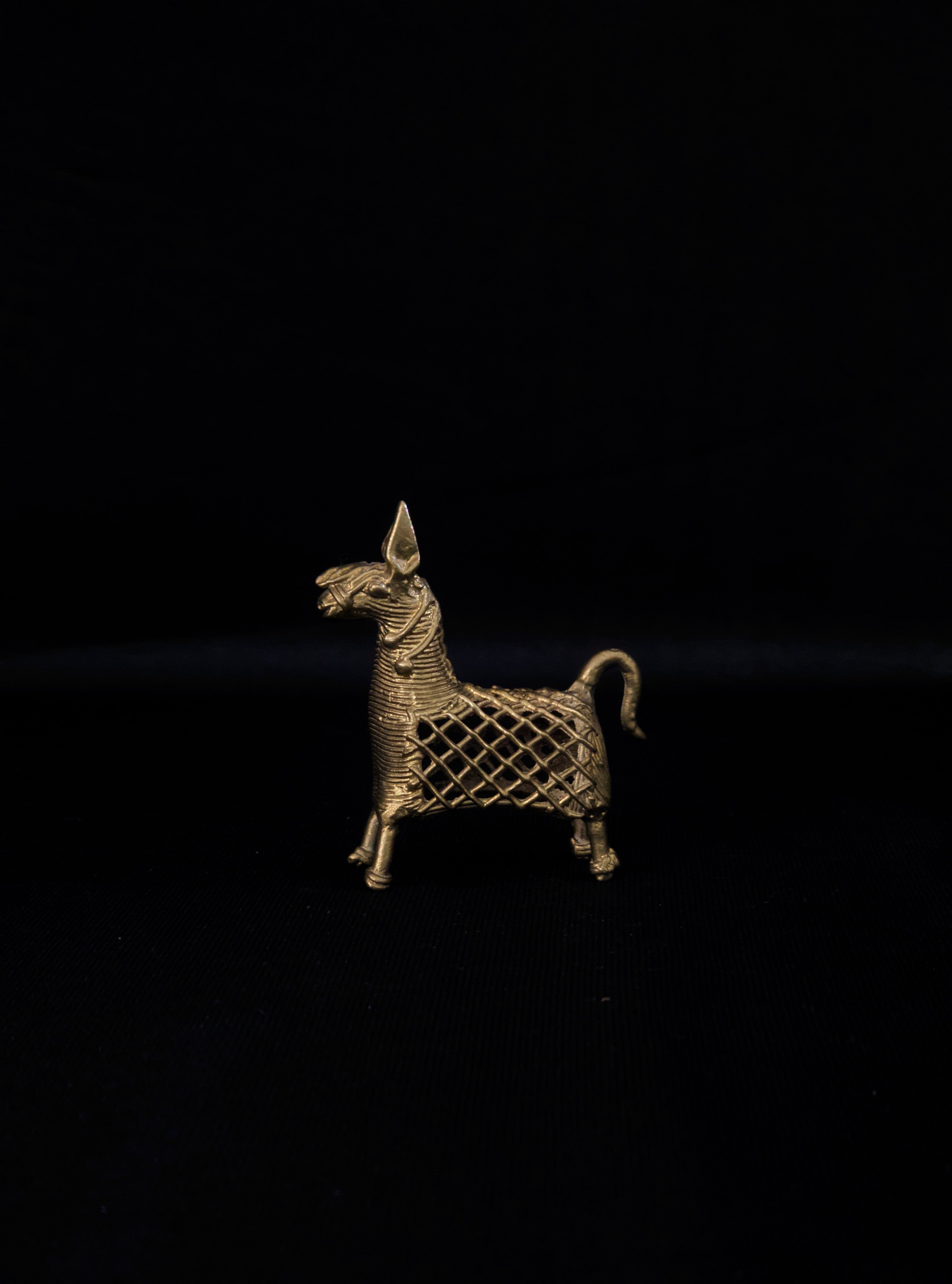 IndianVillèz Handcrafted Dhokra Horse - view 2
