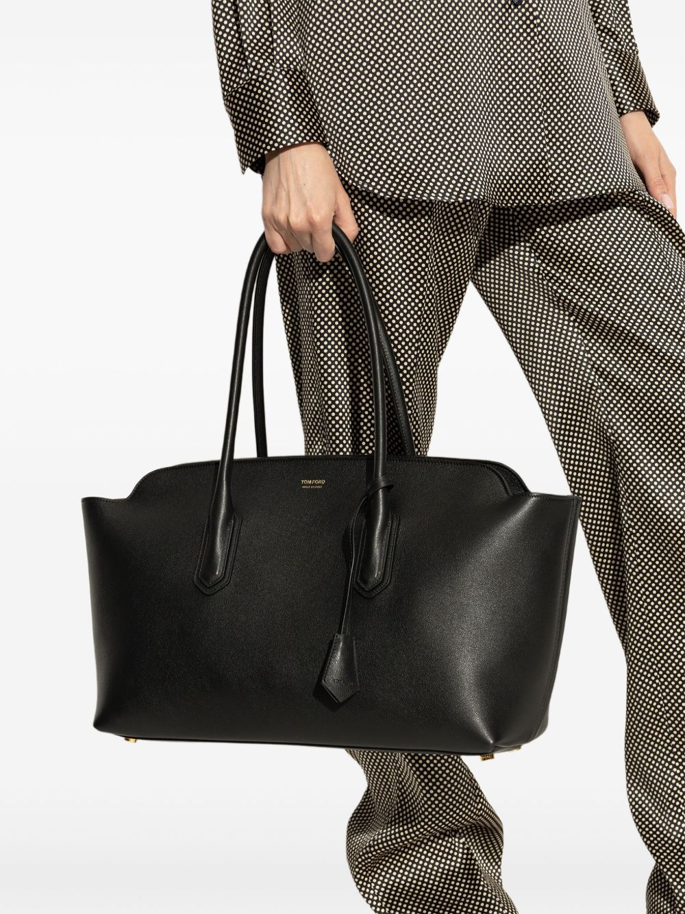 Tom Ford Structured Tote Bag – Outer: Calf Leather 100% - view 4