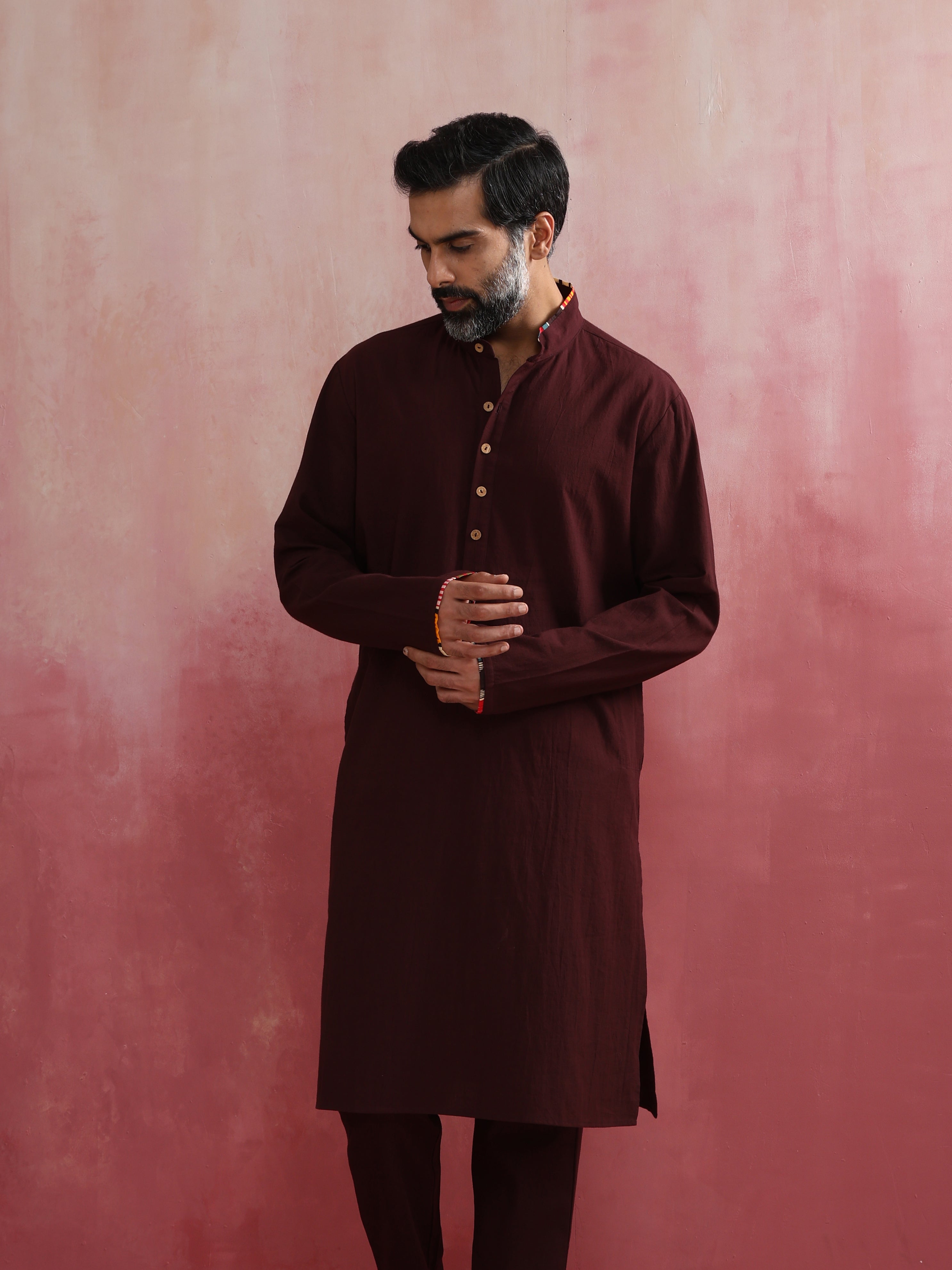 trueBrowns Men's Cola Kurta - view 3