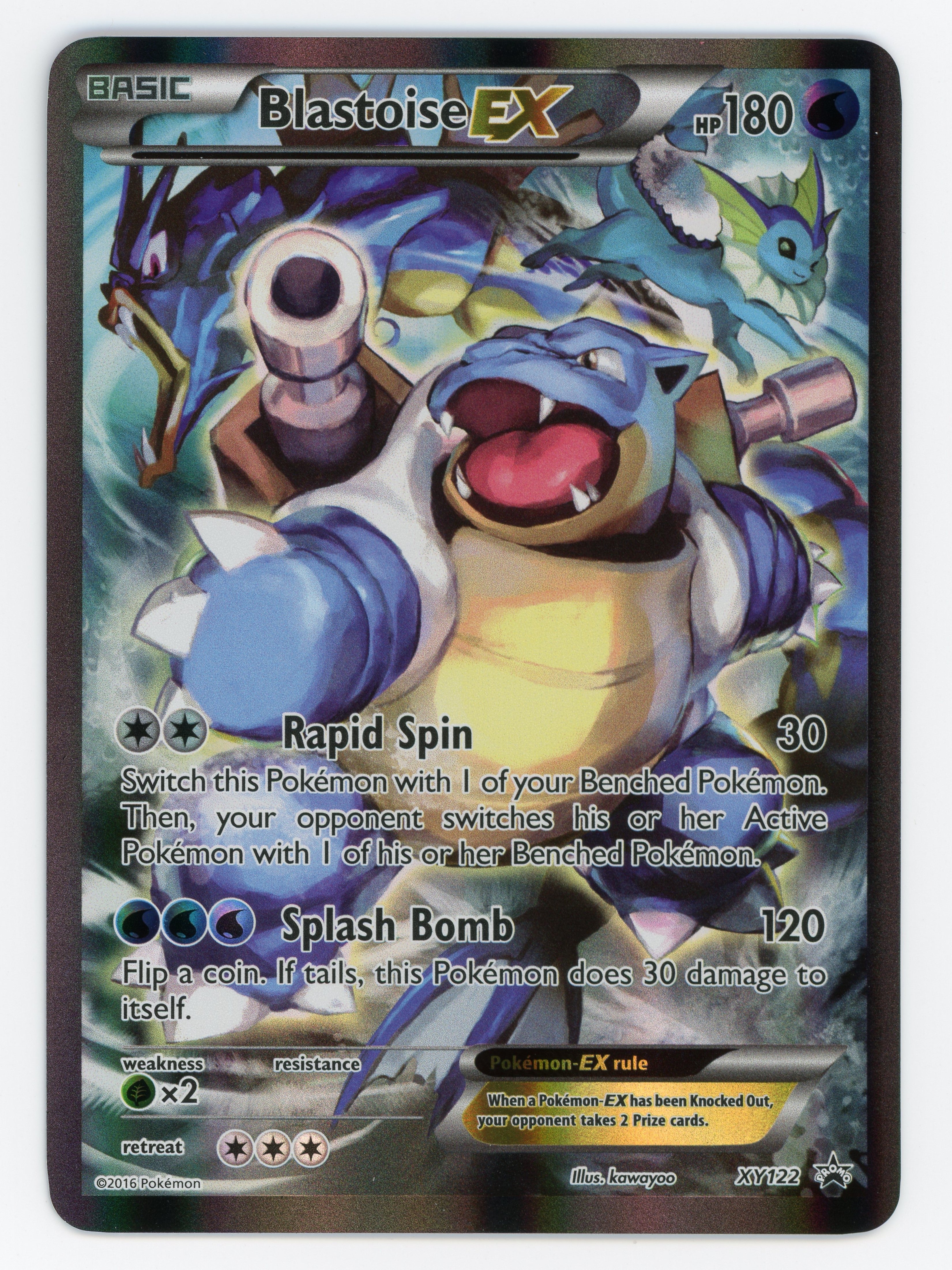 Pokémon Blastoise-EX - XY122 - Promo - Ultra Rare - Scan 13991