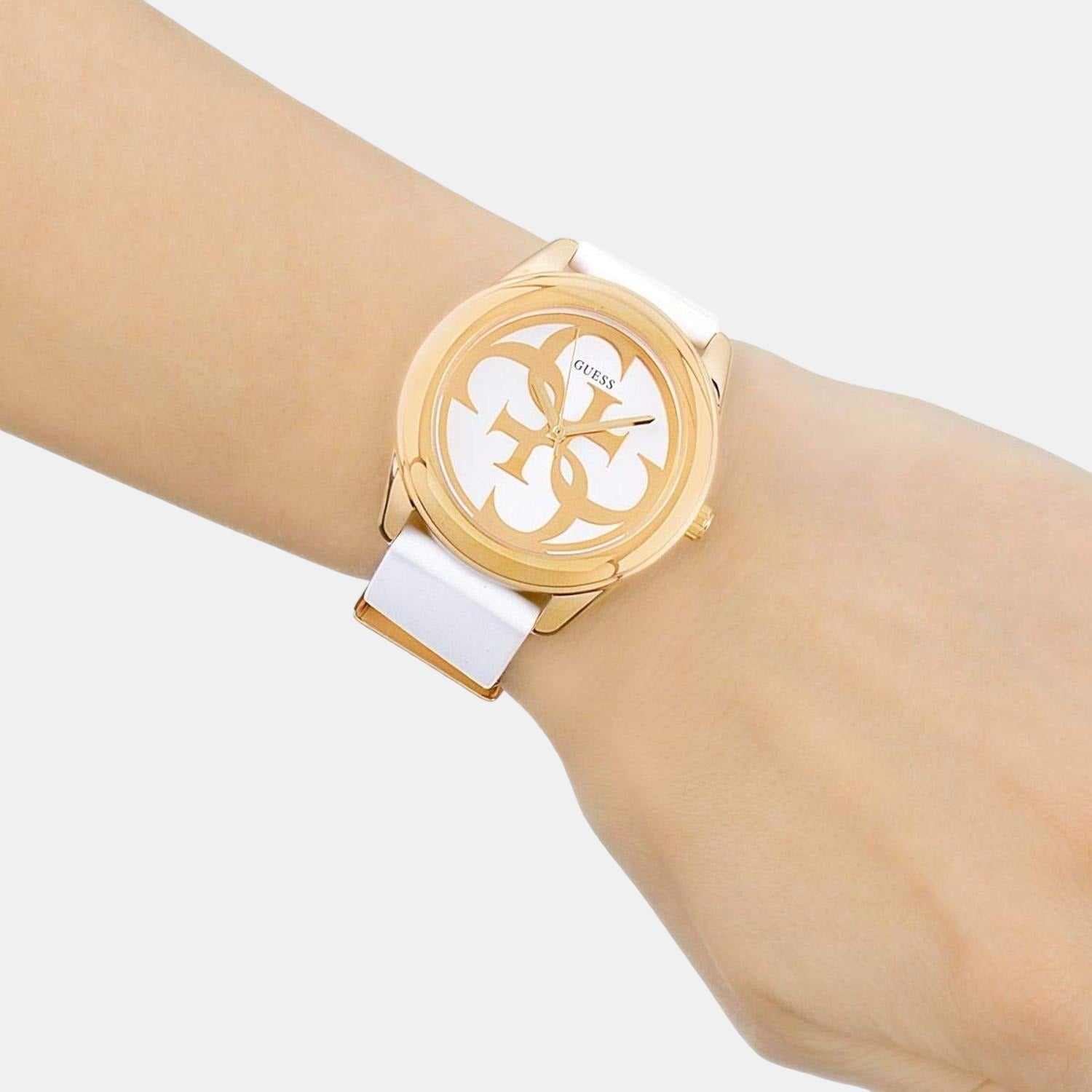 Guess G twist Women Quartz White Dial Analog Silicone Watch W0911L5 - view 4