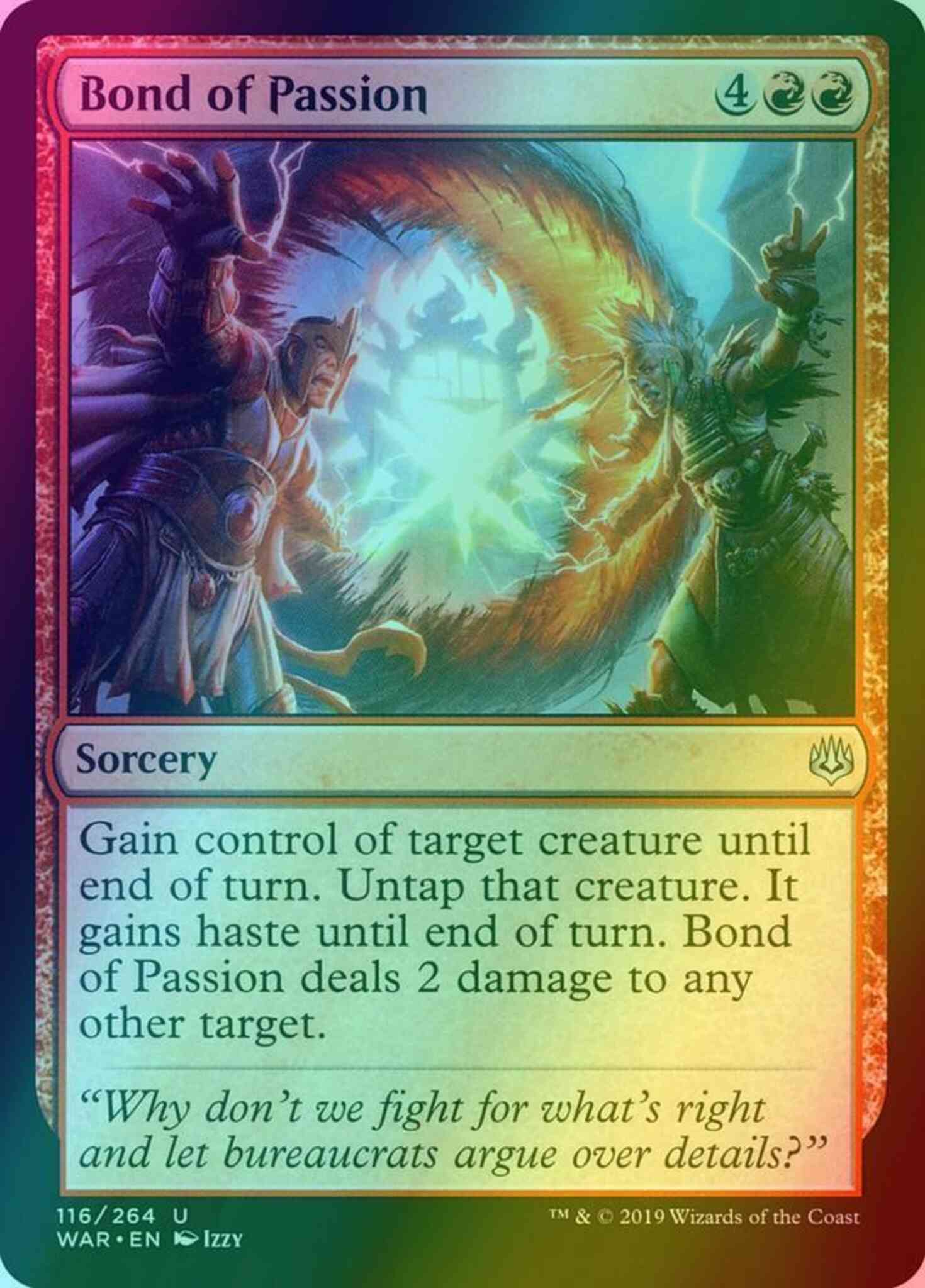 Magic Bond of Passion [116] [War of the Spark] [Foil]