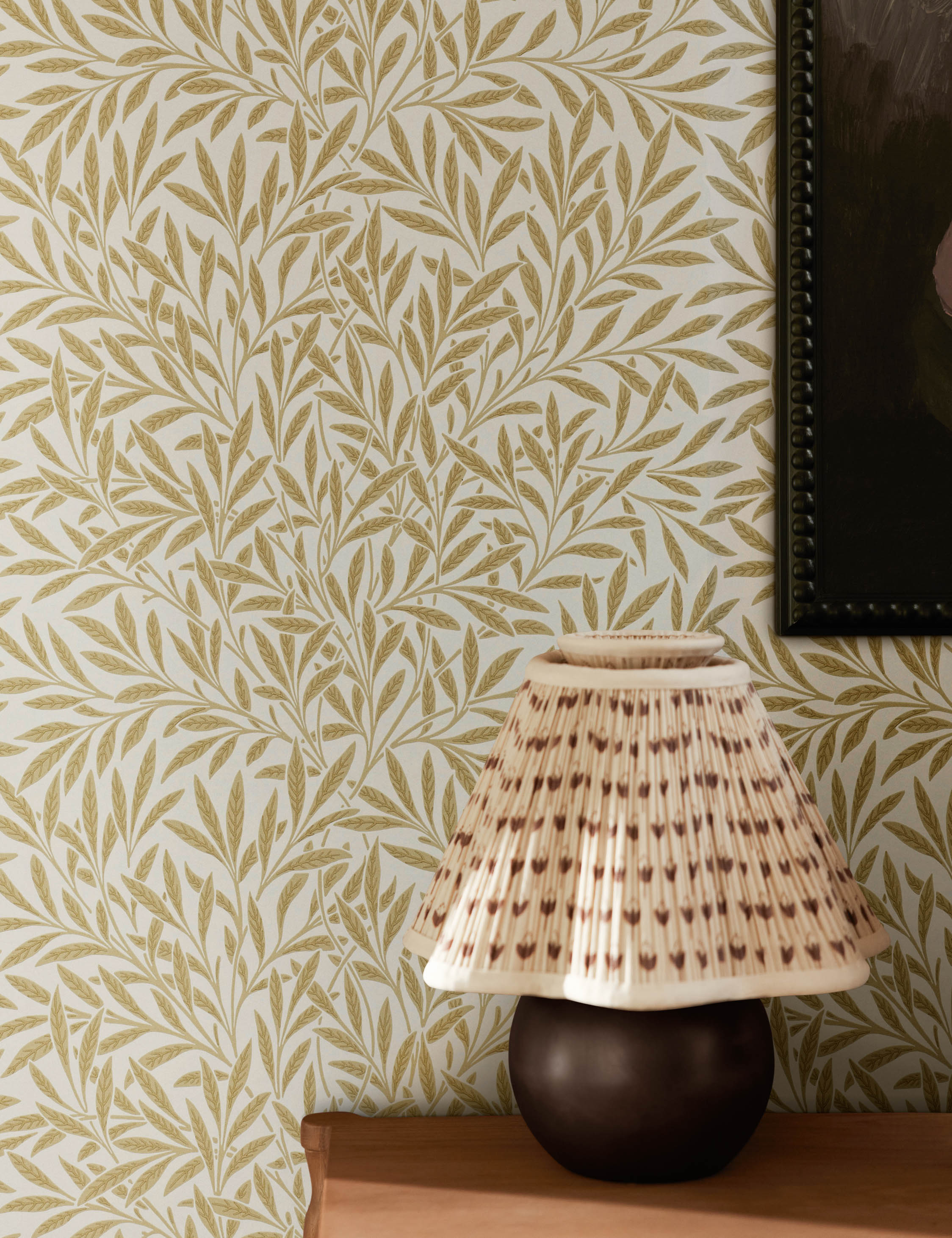 Lulu and Georgia Willow Wallpaper by Morris & Co. - view 3