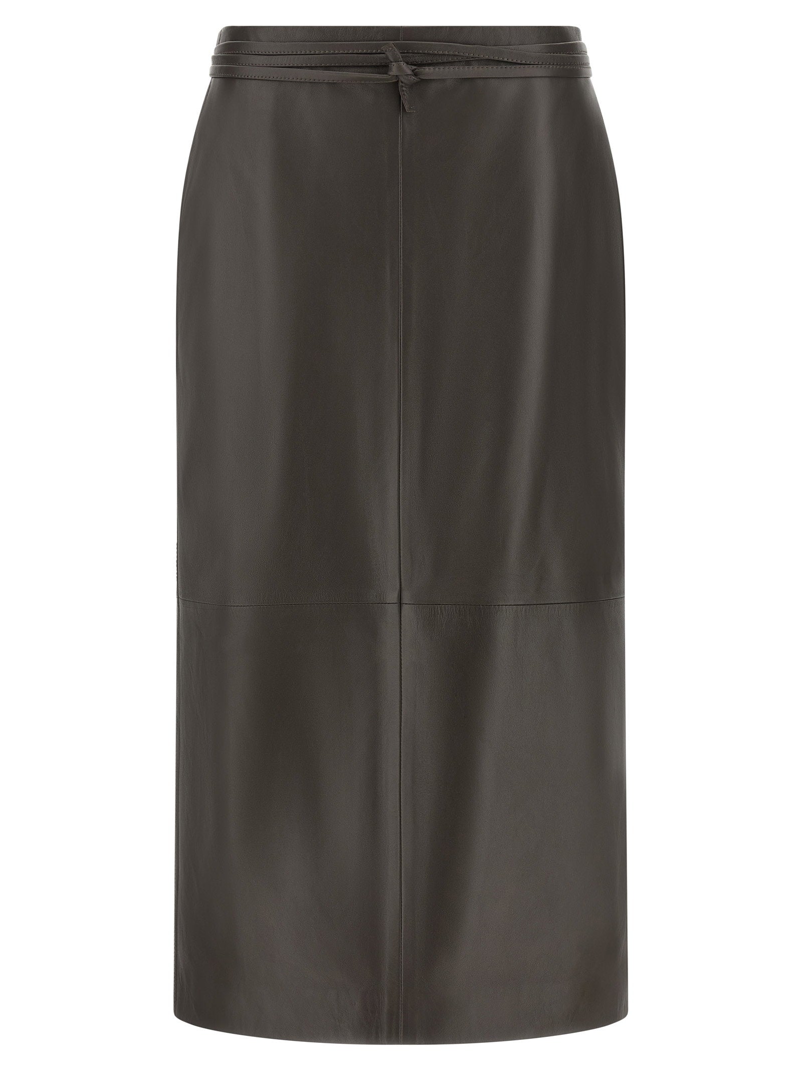 Alberta Ferretti Leather Skirt – 100% lamb leather