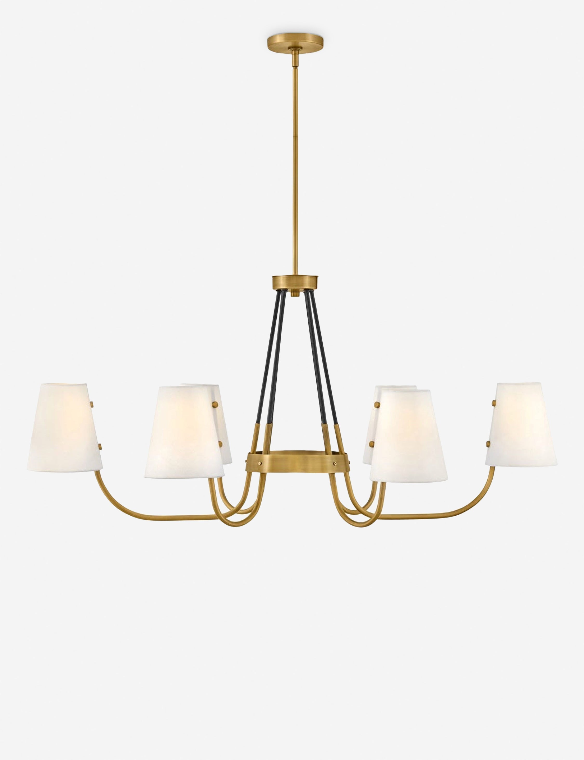 Lulu and Georgia Teague Linear Chandelier – Brass