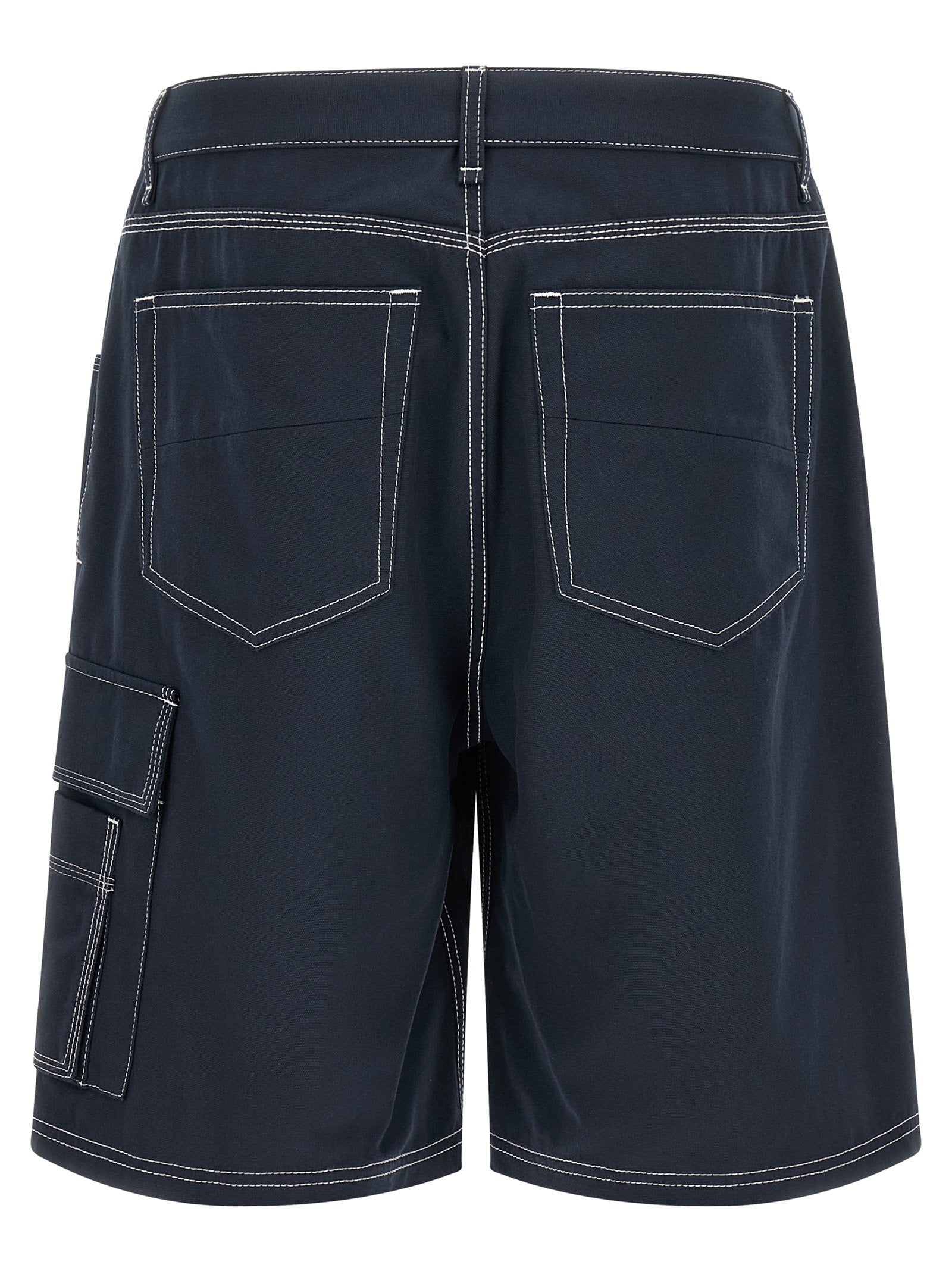 Fendi Bermuda Cargo Canvas Shorts – 100% cotton - view 2