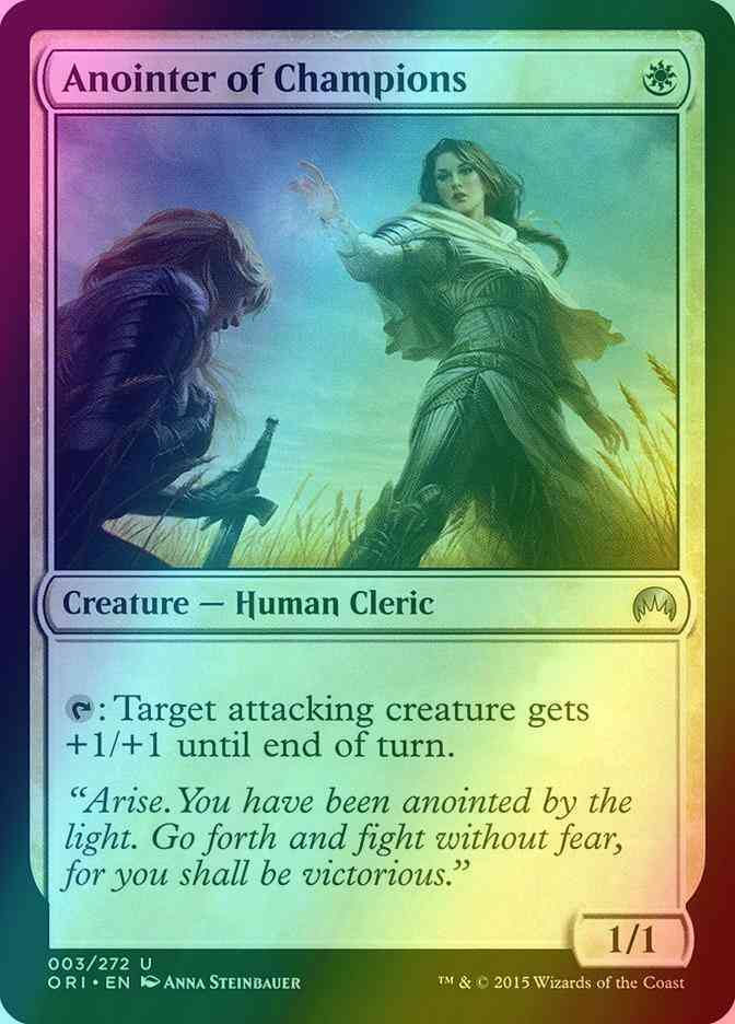 Champions 3 magic – Anointer of Champions [3] [Magic Origins] [Foil]