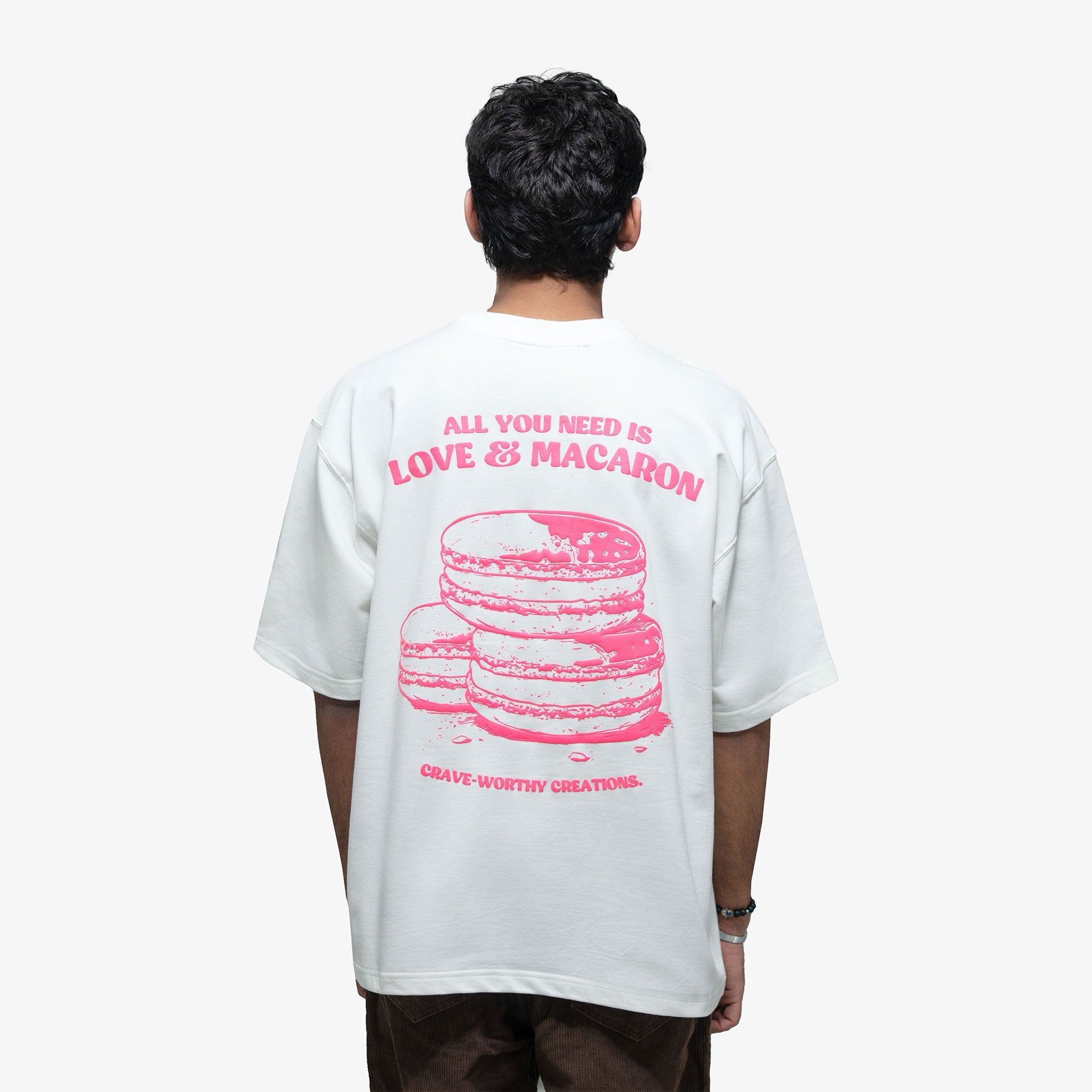 Superkicks | Love & Macaron Tee { Off White - view 5