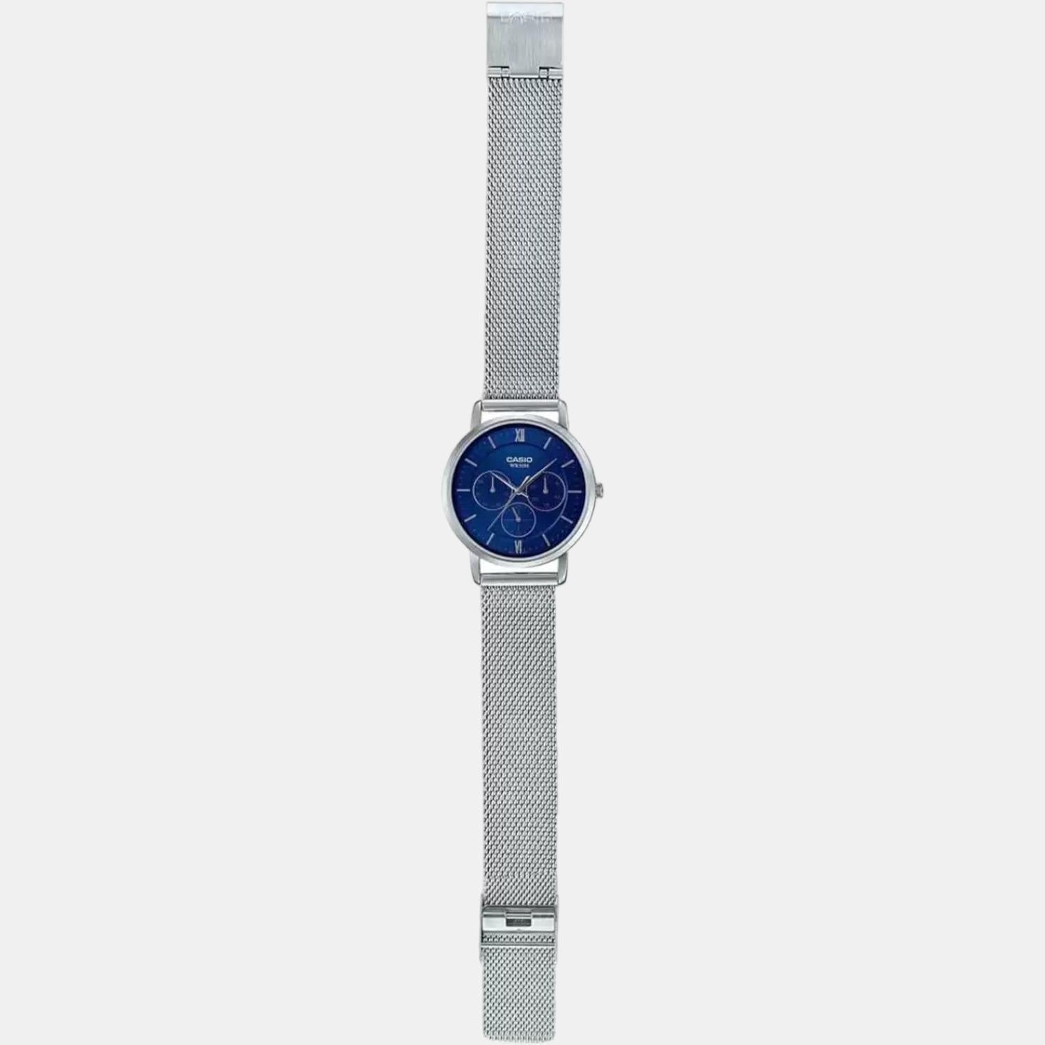 Casio Enticer Men Quartz Blue Dial Chronograph Stainless Steel Watch A1921 - view 5