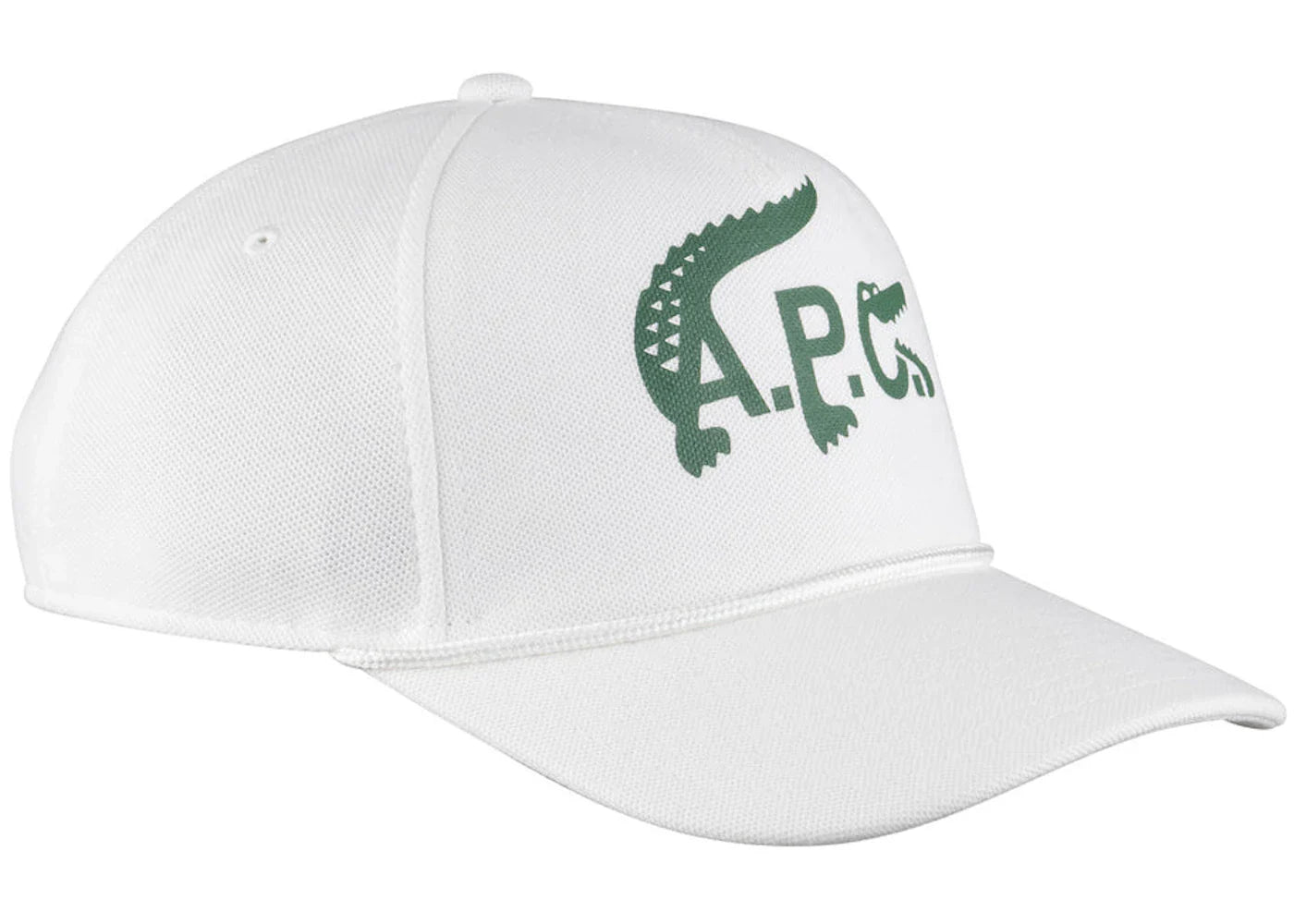 P c x – A.P.C. x Lacoste Baseball Cap White