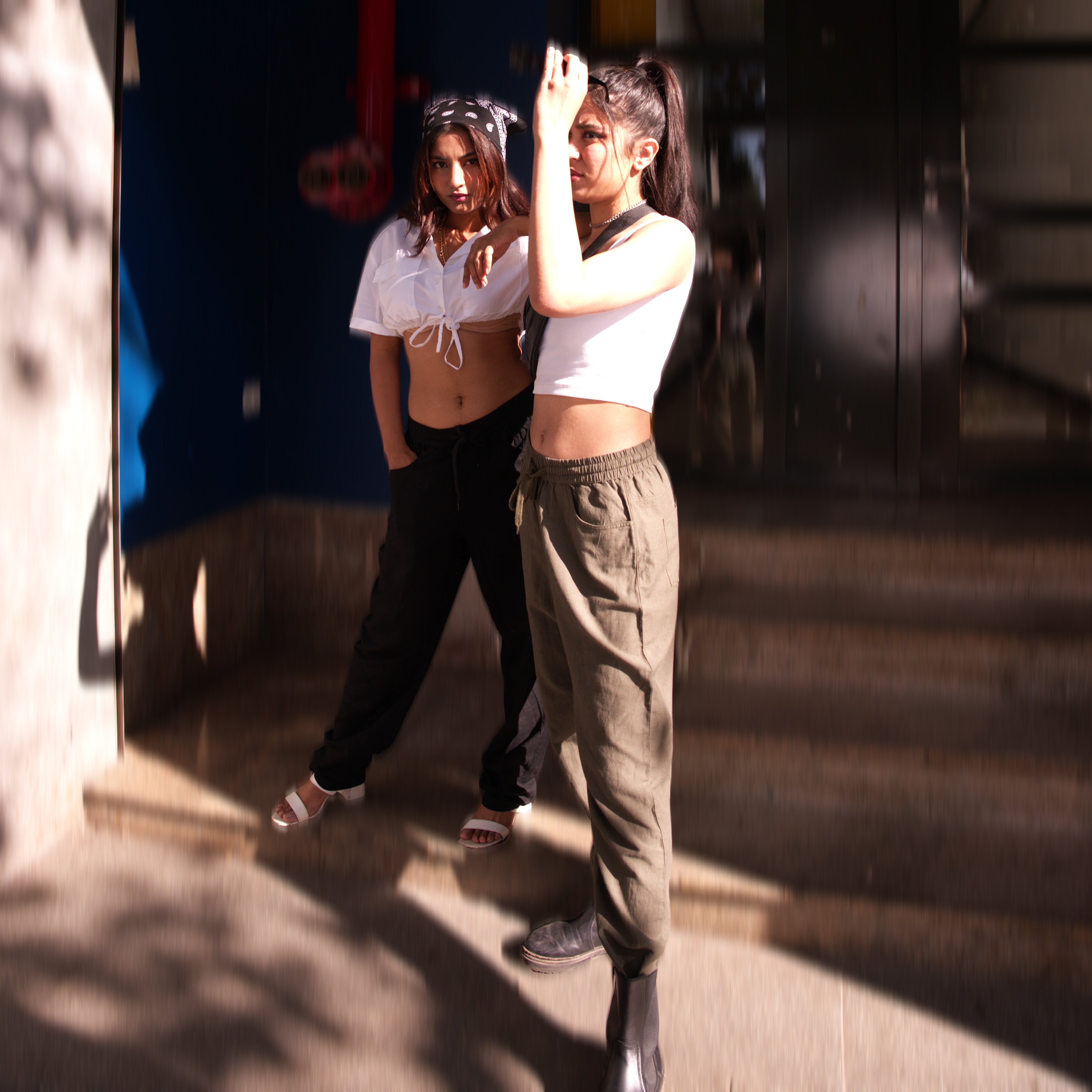 Normcore IZF Olive Linen Blend Women Pants