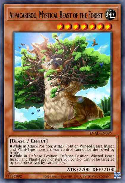 Alpacaribou mystical beast – Yu-Gi-Oh! Alpacaribou, Mystical Beast of the Forest - MP14-EN244 - Common - 1st Edition