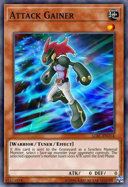 Yu-Gi-Oh! Attack Gainer - STBL-EN014 - Common - 1st Edition