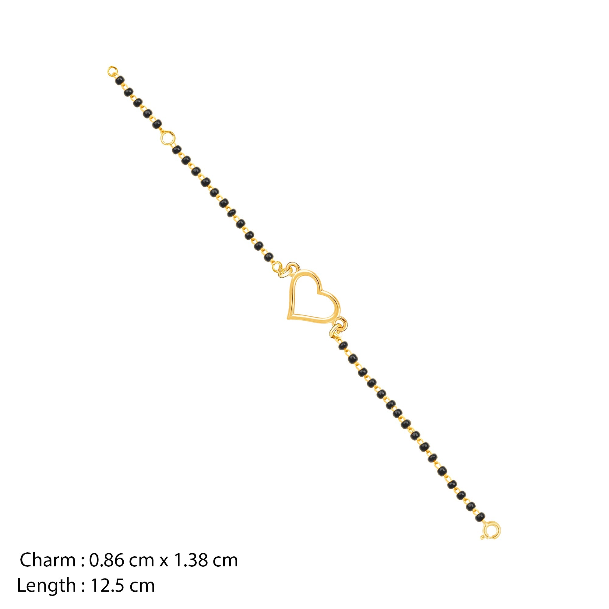 GIVA Jewellery Gold Sacred Heart Kid Nazariya Bracelet (0-1 yrs) - view 4