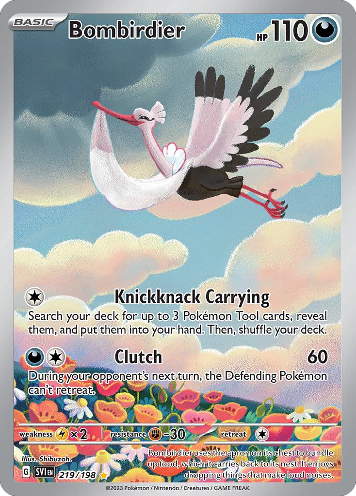 Illustration rare sv01-219 – Pokémon Bombirdier - 219/198 - Illustration Rare [sv01-219] [Ultra]