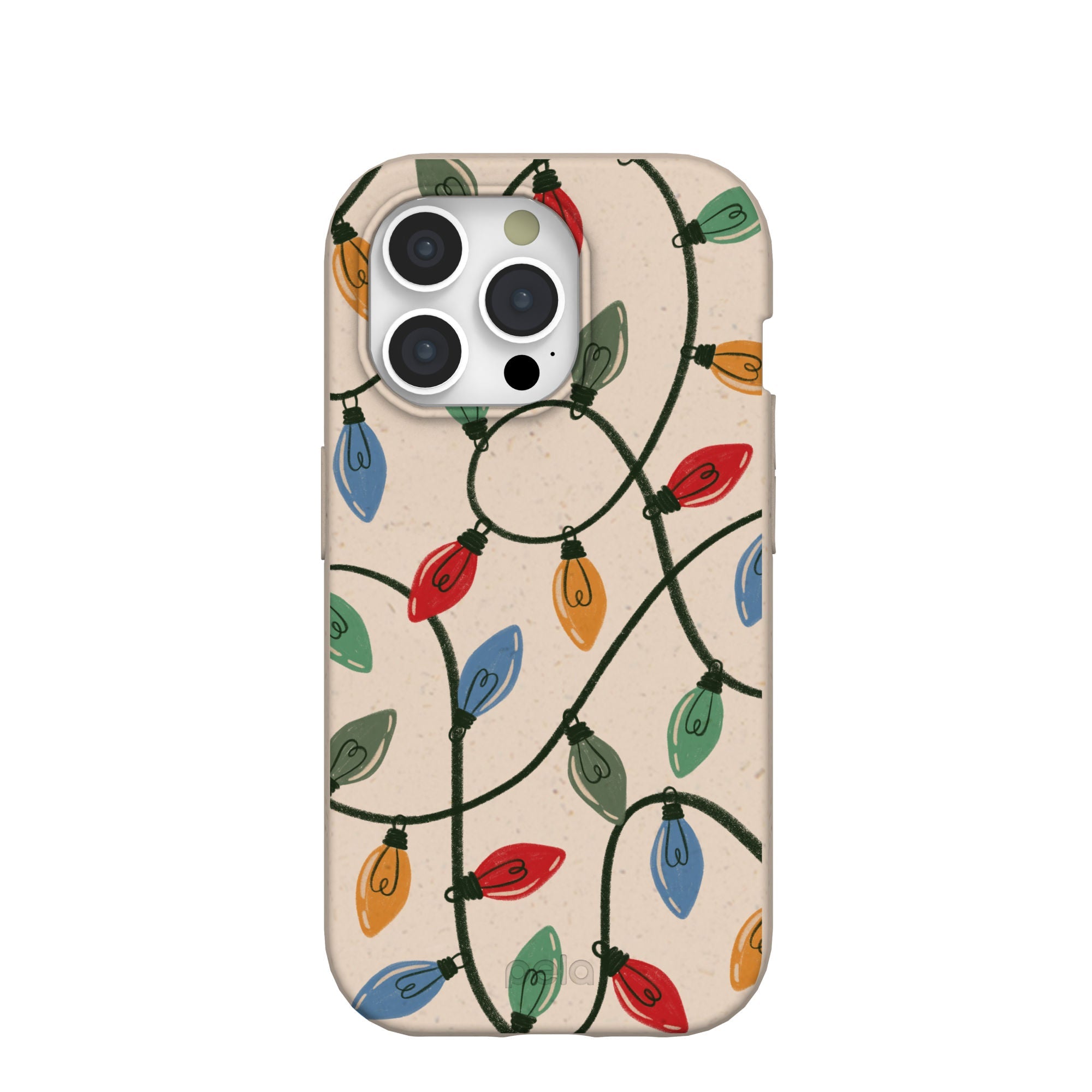Pela Case Seashell Holiday Lights iPhone 15 Pro Case