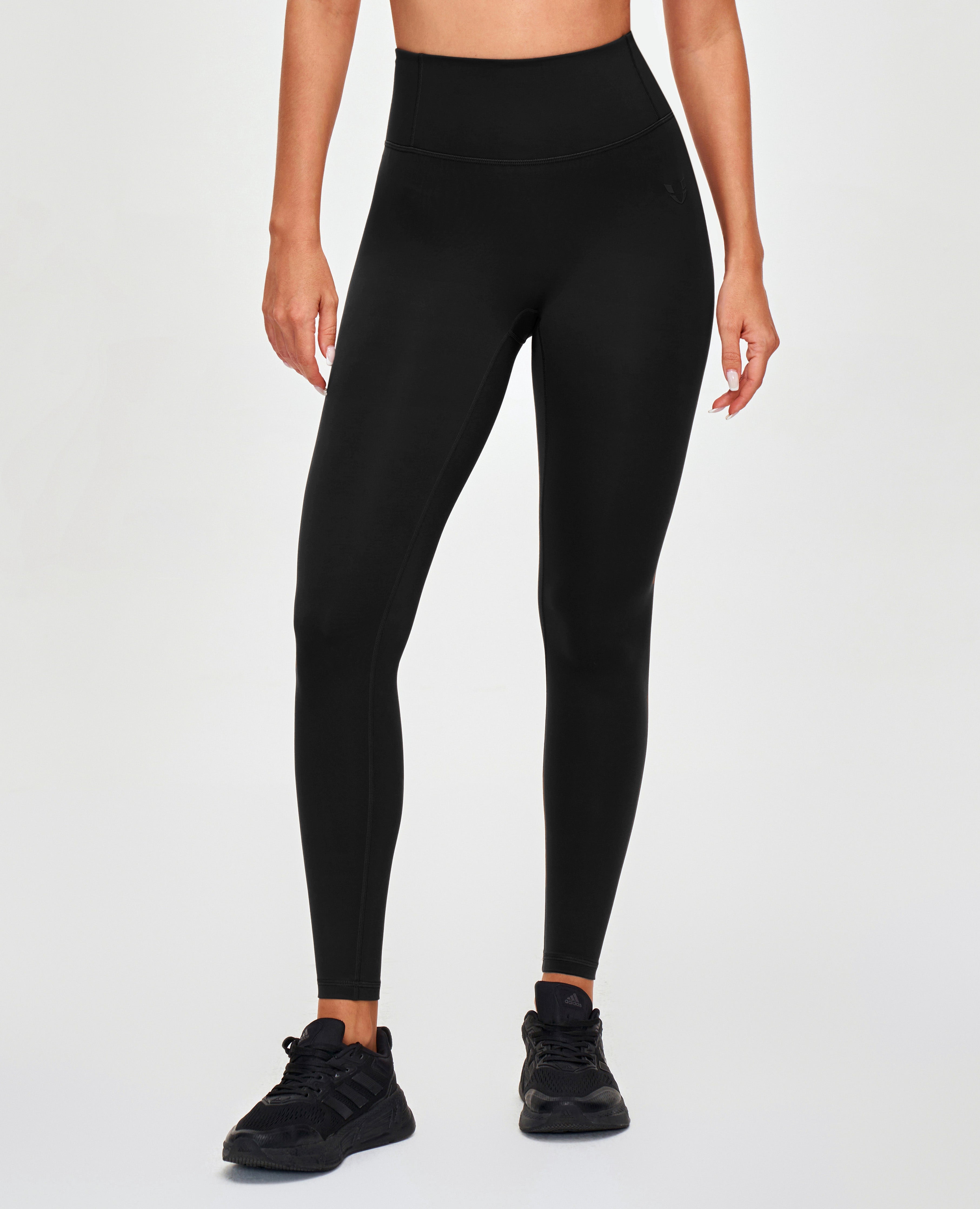 FIRM ABS High Waisted Workout Leggings - Black - view 2