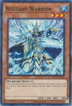 Yu-Gi-Oh! Blizzard Warrior - HAC1-EN030 - Duel Terminal Normal Parallel Rare - 1st Edition